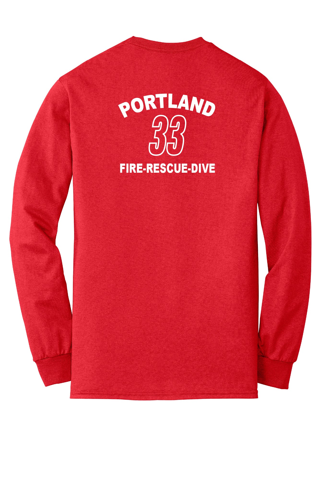 Portland 33 Fire-Rescue-Dive Long Sleeve T-Shirt (Adult)