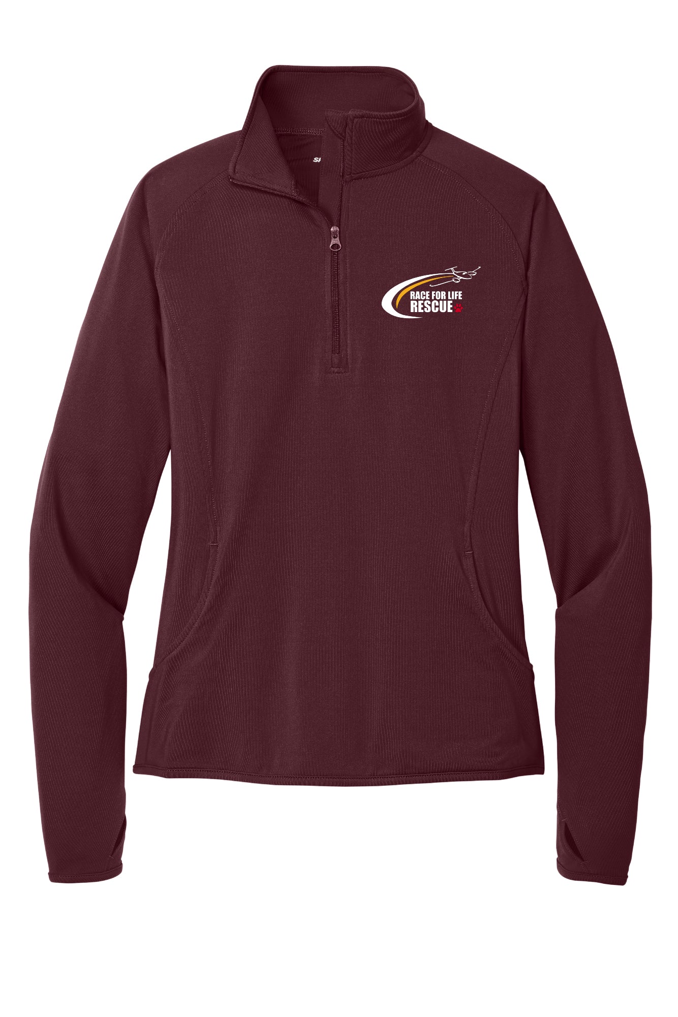 Race for Life Rescue Ladies Sport Tek 1/4 Zip Pullover