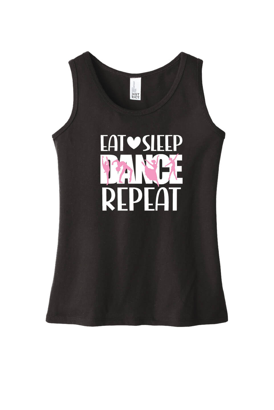 Eat Sleep Dance Repeat Tank (Youth) black