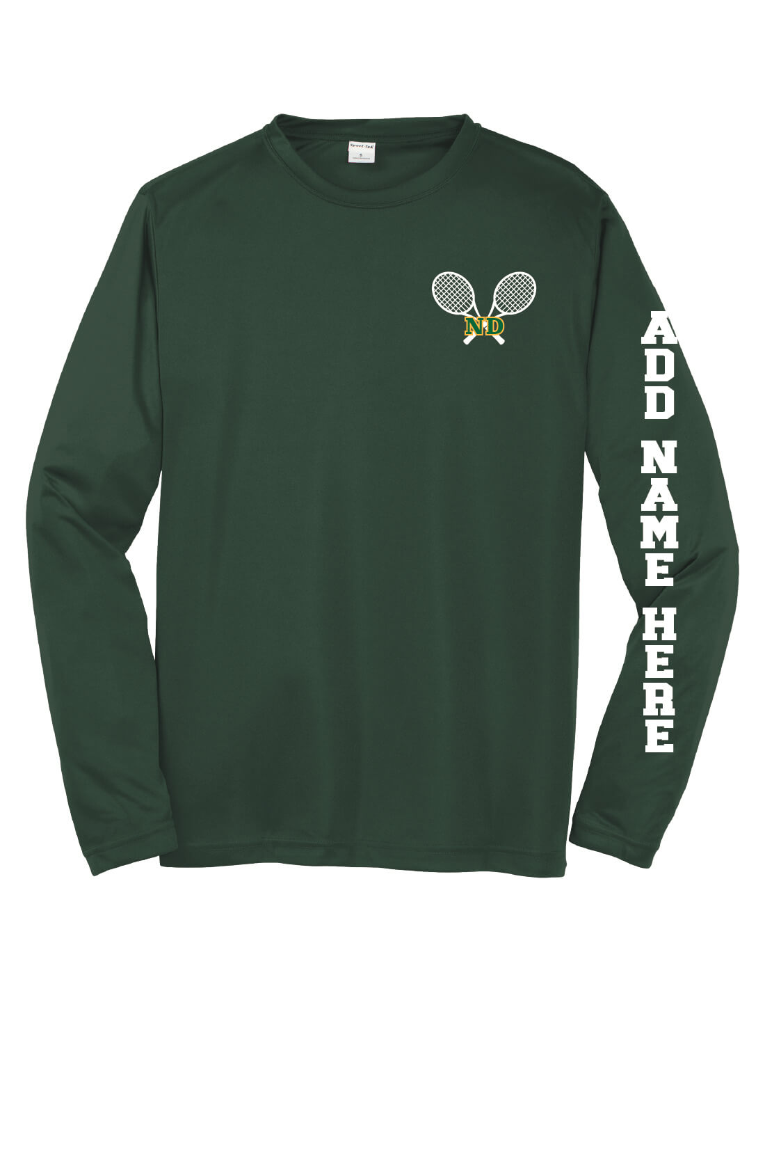 Spartan Tennis Sport Tek Competitor Long Sleeve Shirt green