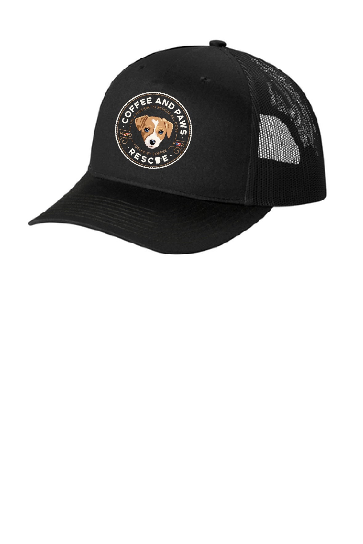Coffee and Paws 5 Panel Hat
