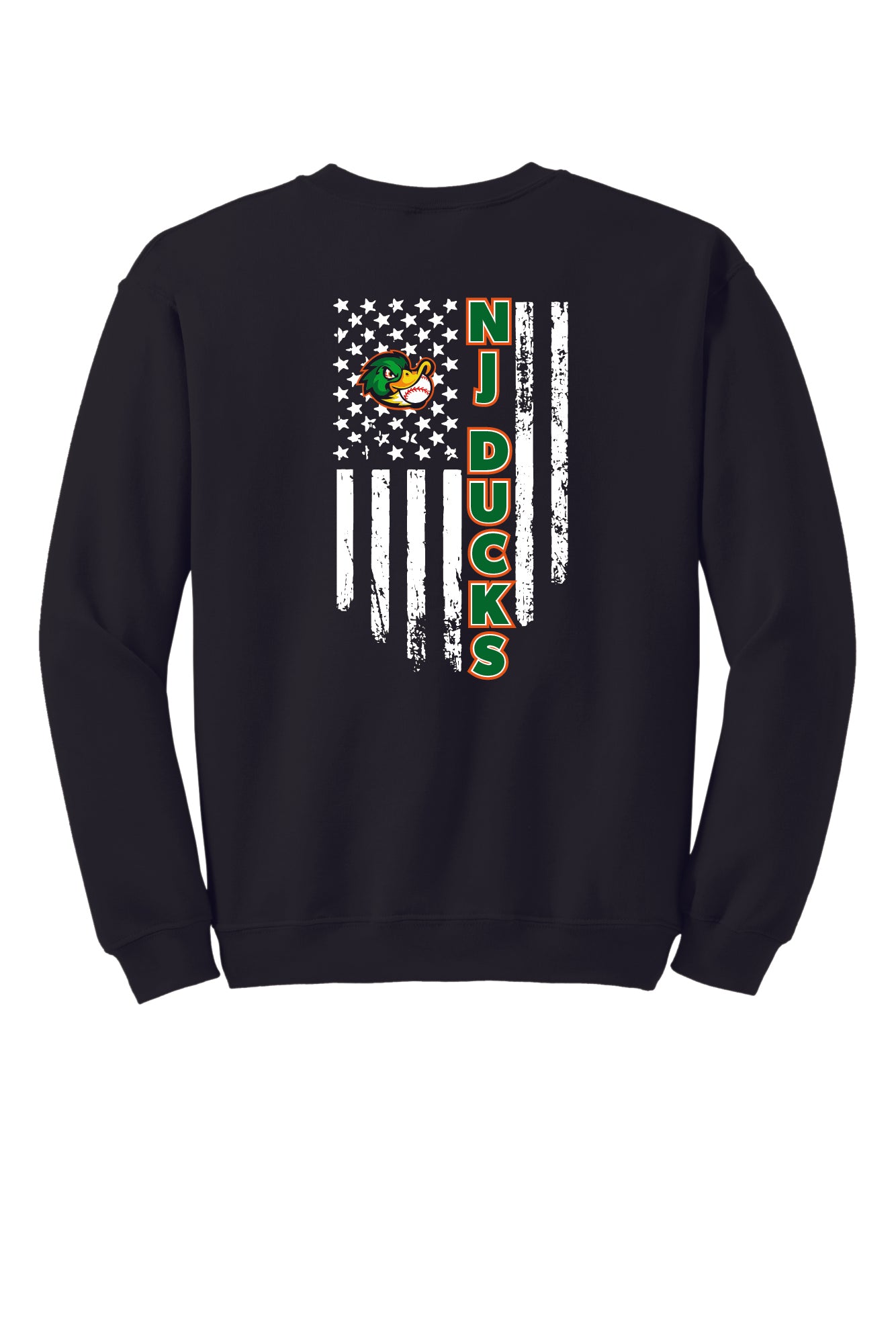 Youth Flag Back Crewneck Sweatshirt