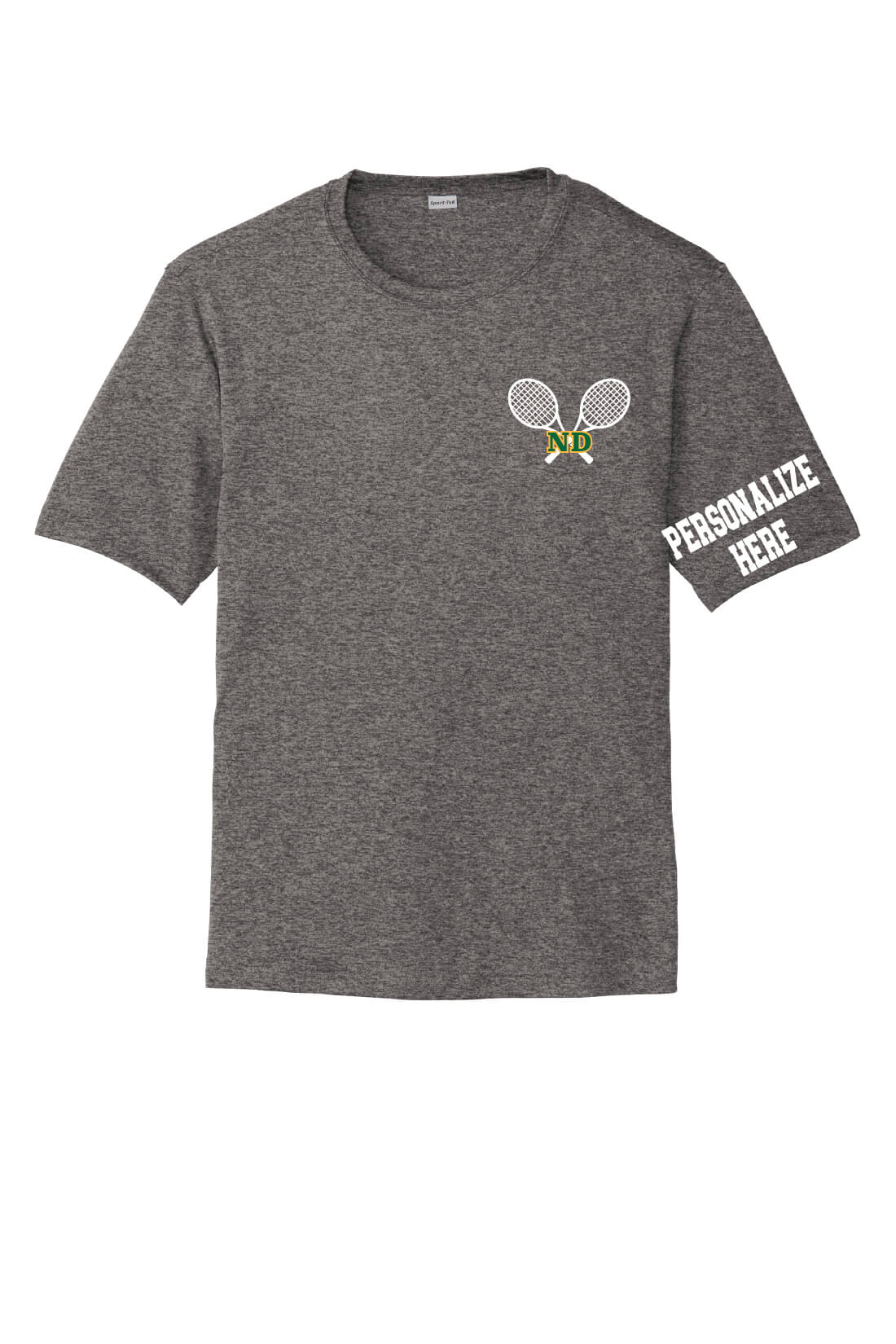 Spartans Sport Tek Competitor Short Sleeve Tee gray