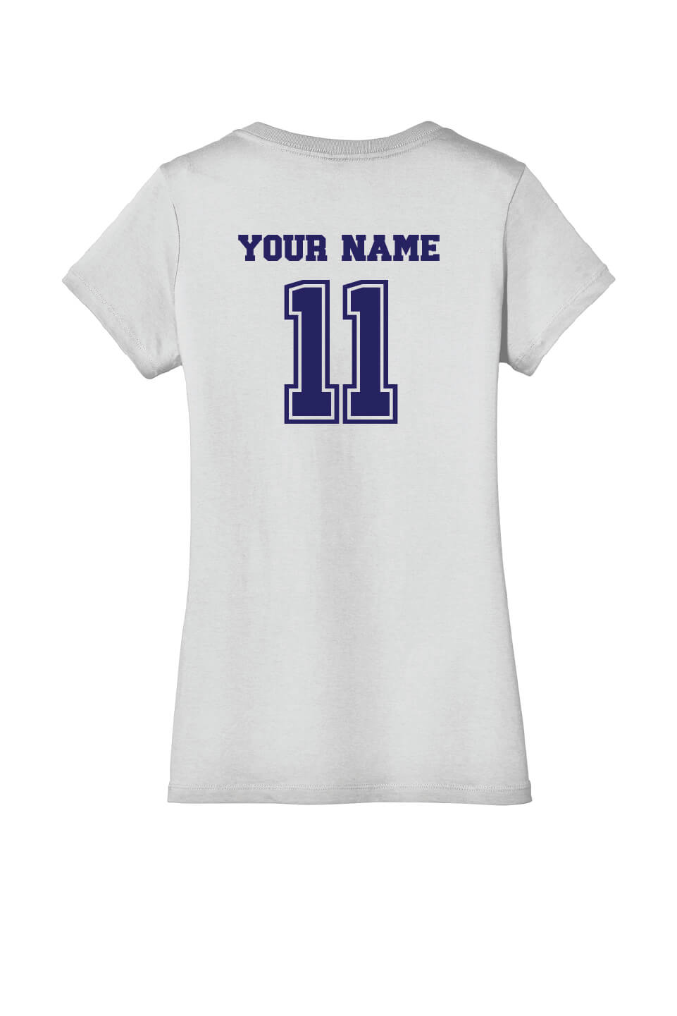 North Warren Basketball V-Neck Short Sleeve T-Shirt (Ladies)