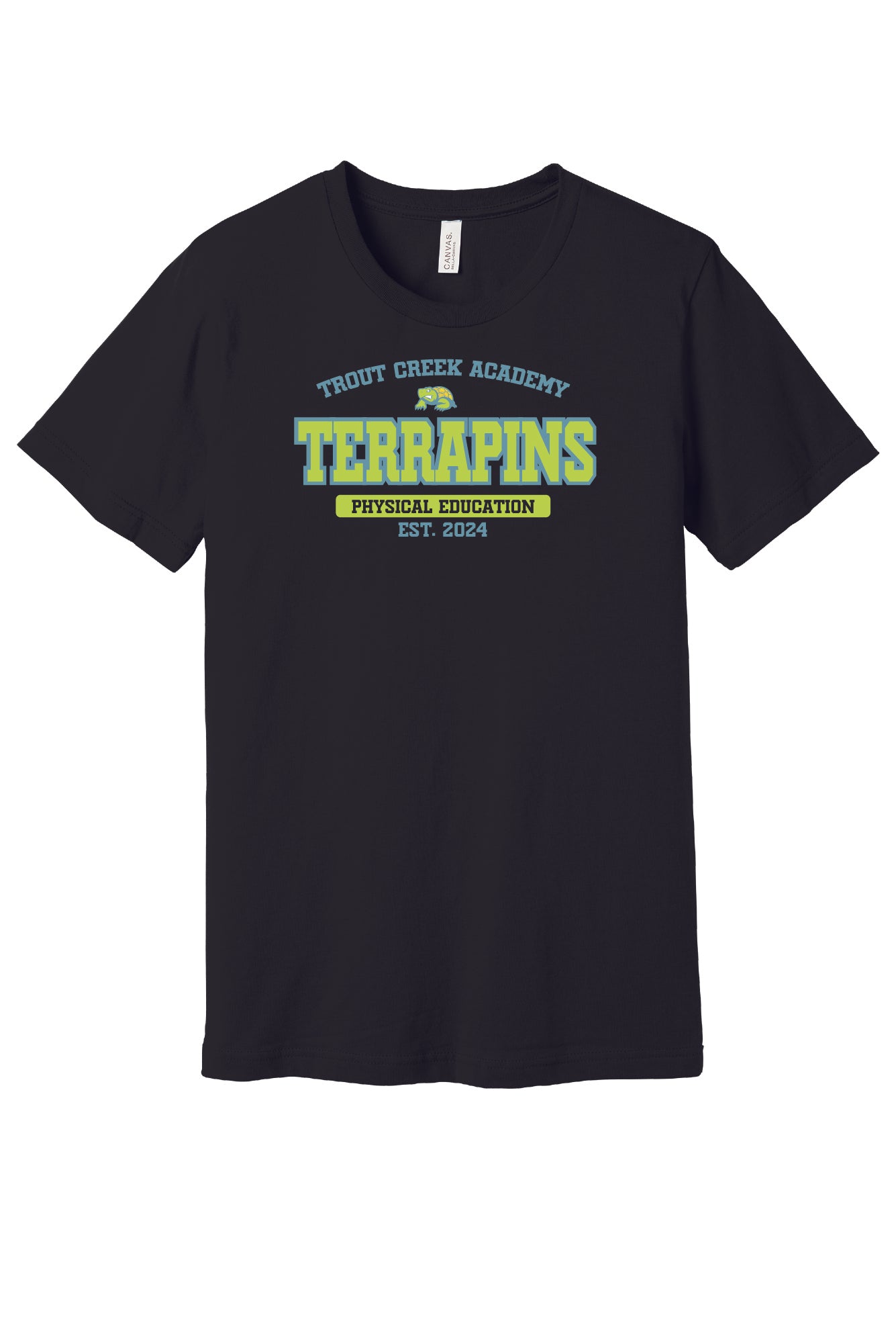 Terrapins Physical Education Bella Canvas Short Sleeve T-Shirt