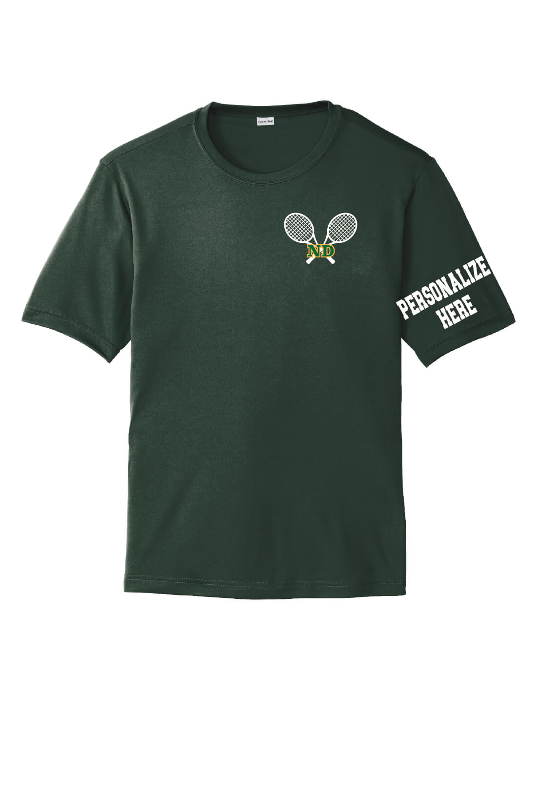 Spartans Sport Tek Competitor Short Sleeve Tee green