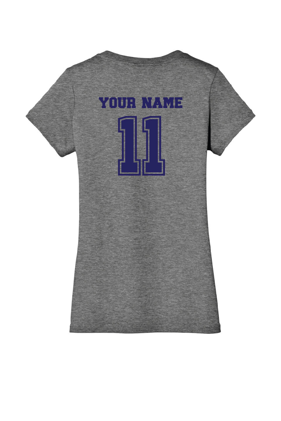 North Warren Basketball V-Neck Short Sleeve T-Shirt (Ladies)