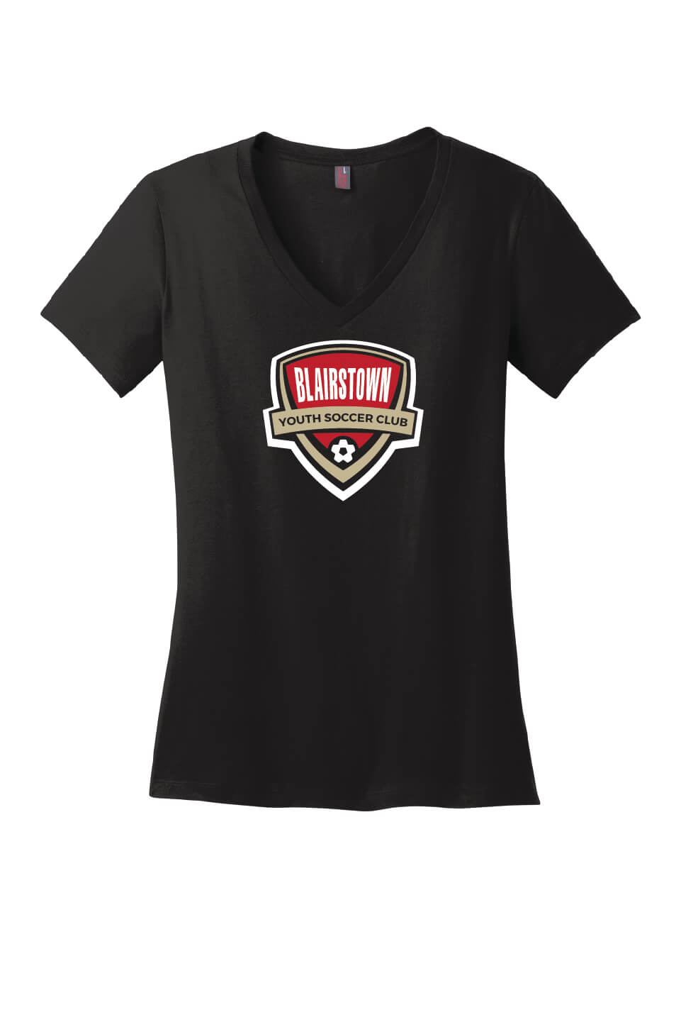 V-Neck Short Sleeve T-Shirt (Ladies)