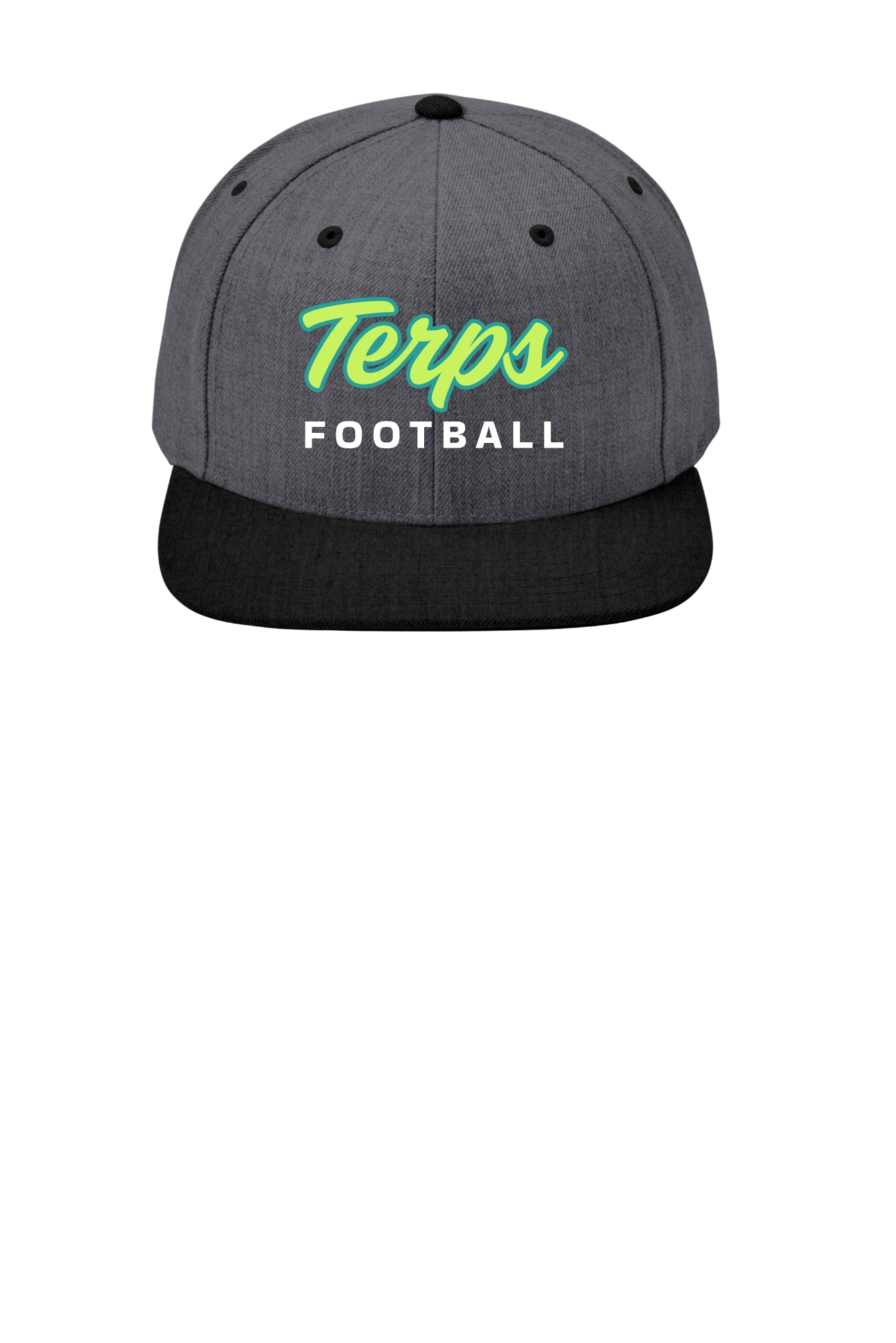 TCA Football Flat Bill Snap Back Trucker Ball Cap