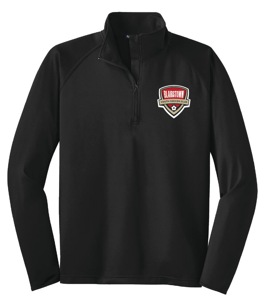 Sport Tek Sport Wick 1/4 Zip Pullover (Unisex/Mens) black