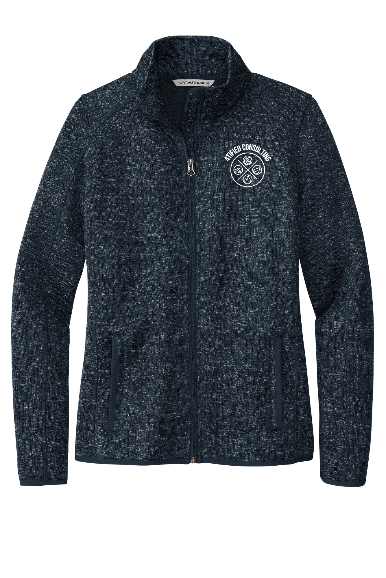 Ladies Sweater Fleece Jacket