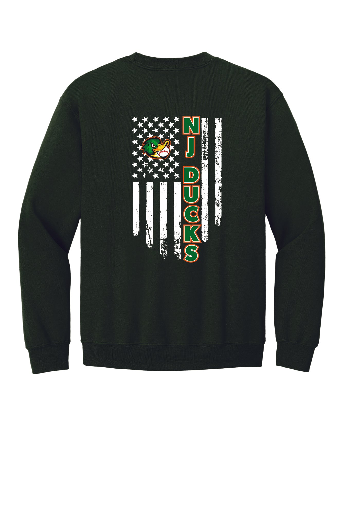 Youth Flag Back Crewneck Sweatshirt