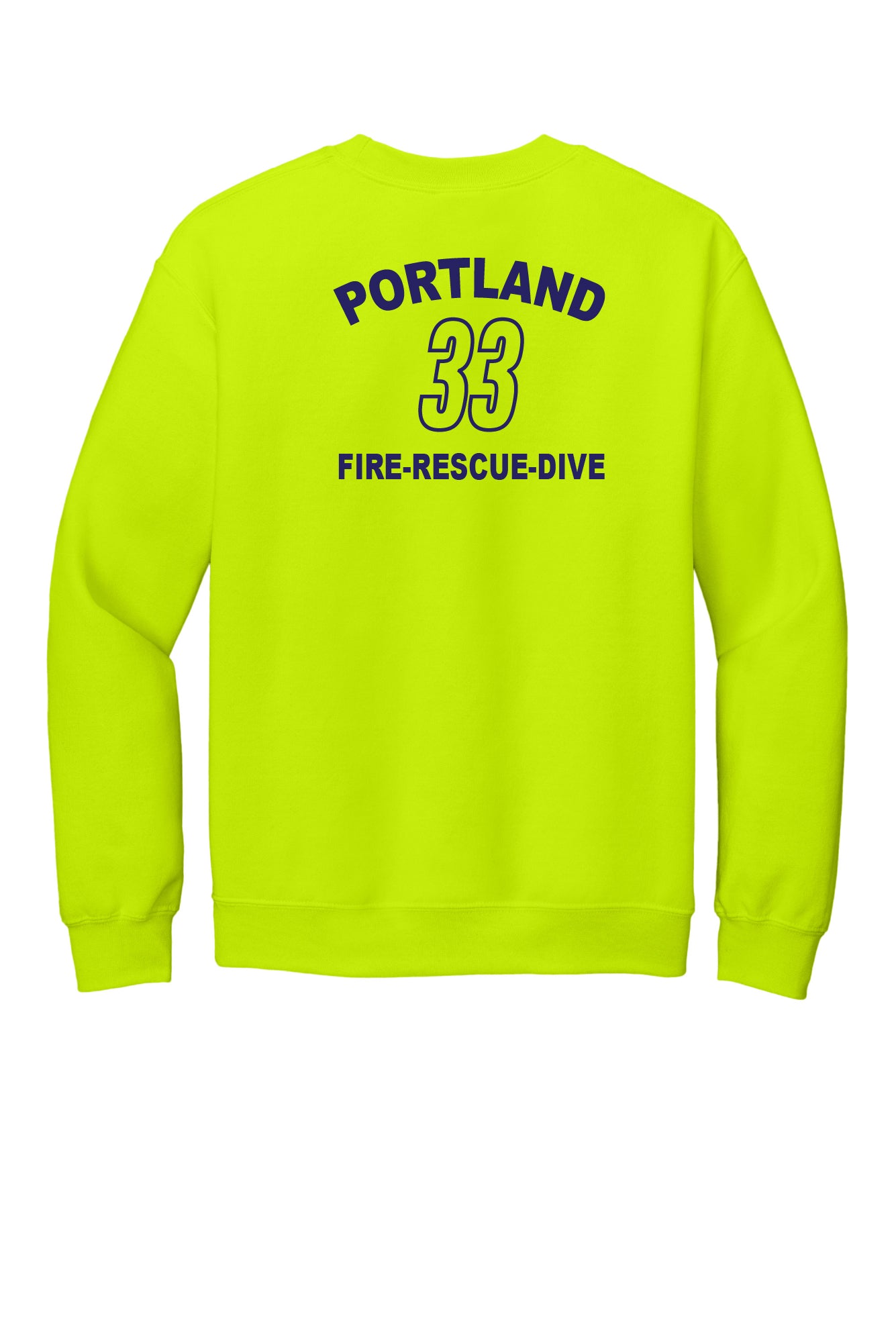 Portland 33 Fire-Rescue-Dive Crewneck Sweatshirt (Adult)