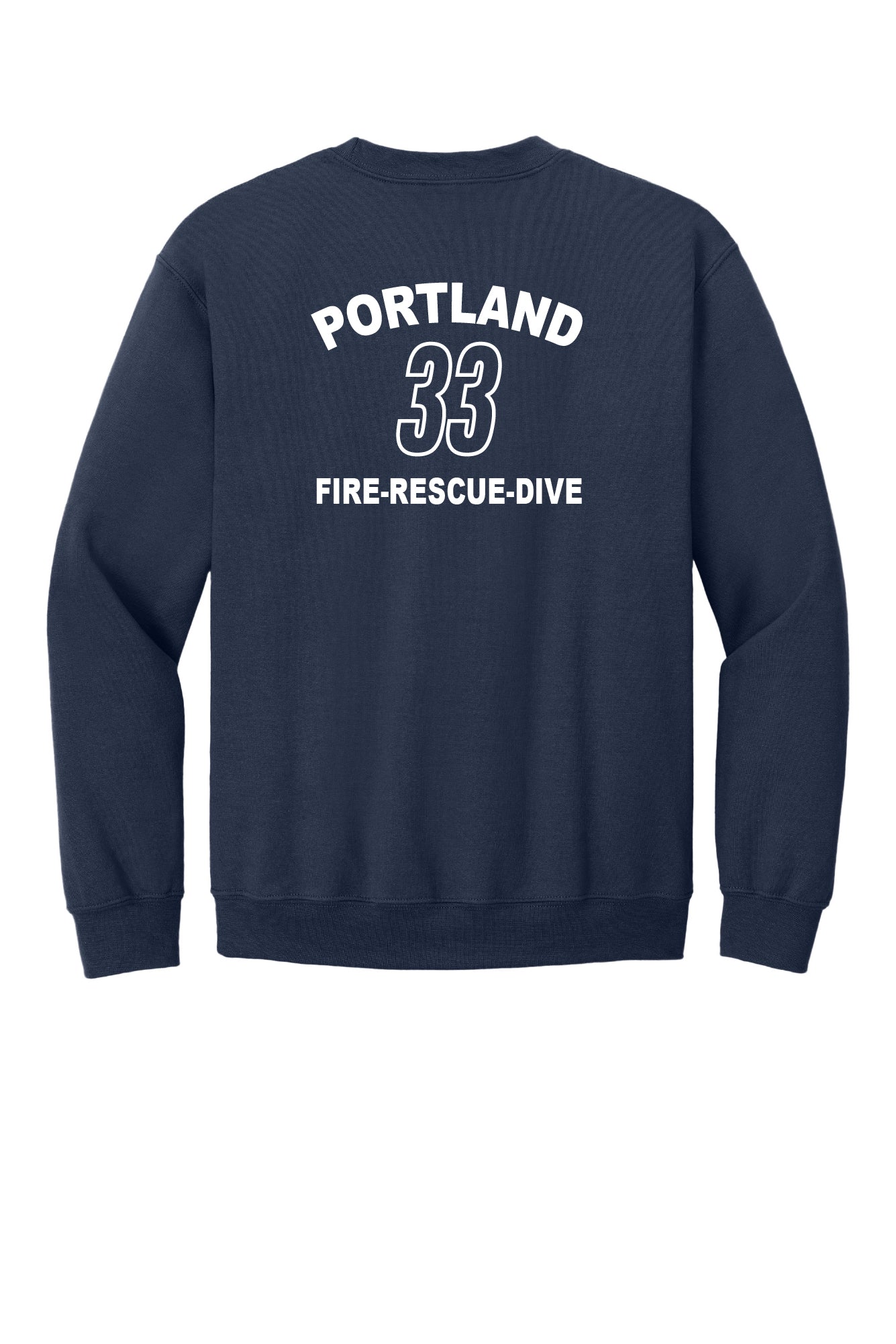 Portland 33 Fire-Rescue-Dive Crewneck Sweatshirt (Adult)