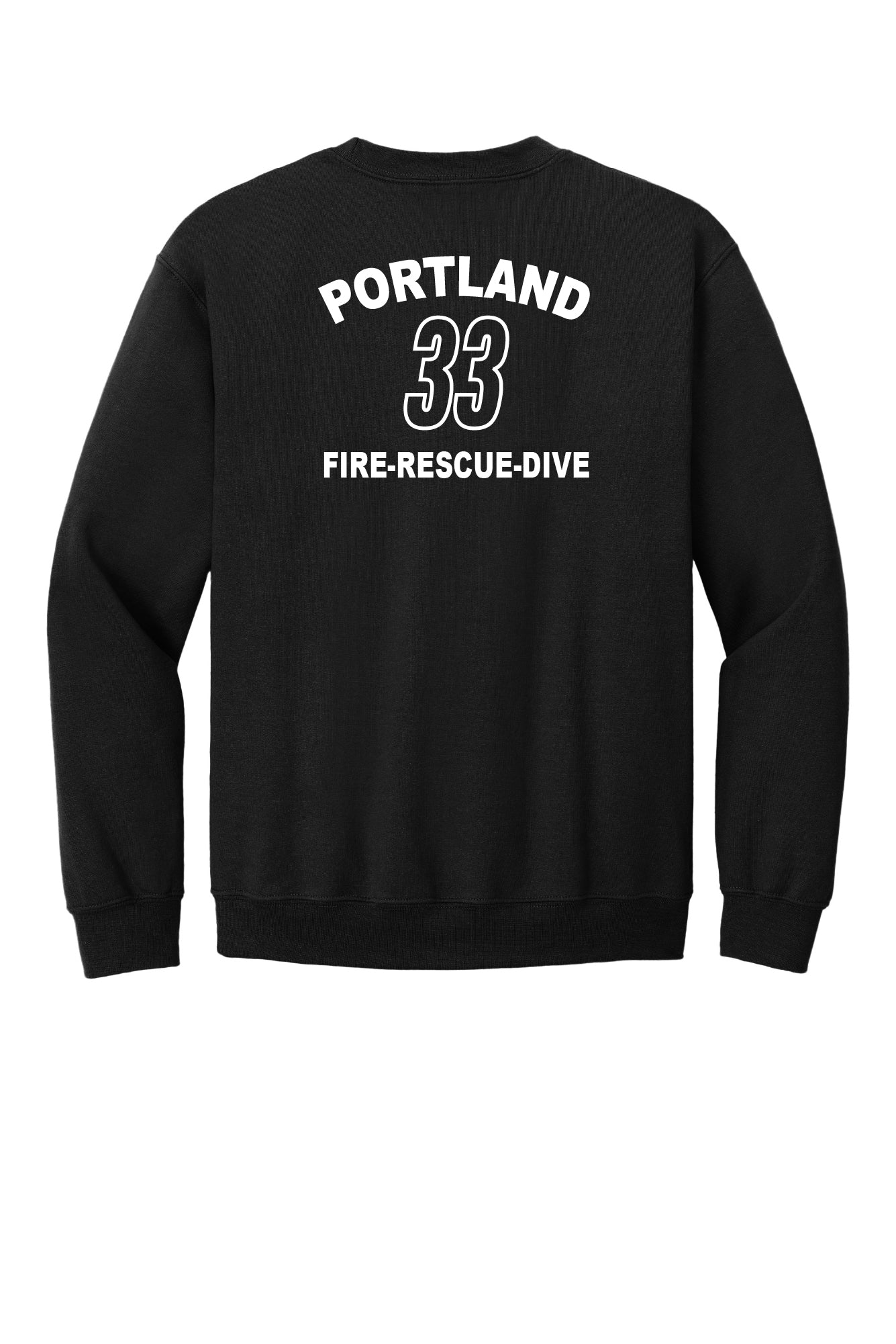 Portland 33 Fire-Rescue-Dive Crewneck Sweatshirt (Adult)