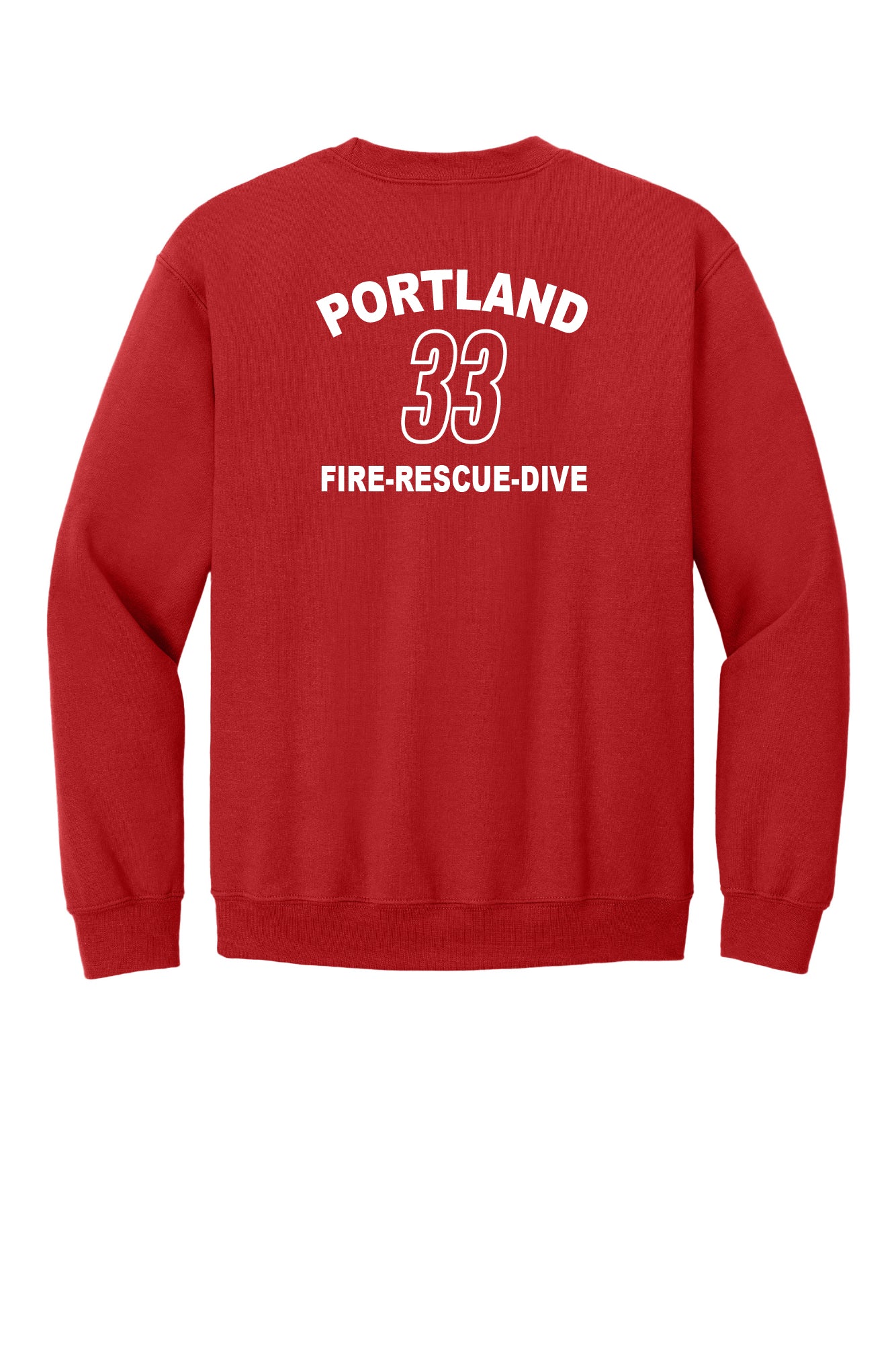 Portland 33 Fire-Rescue-Dive Crewneck Sweatshirt (Adult)