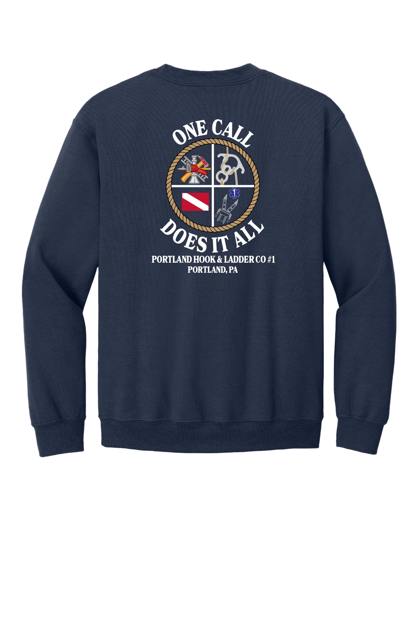 Portland One Call Does It All Crewneck Sweatshirt (Adult)