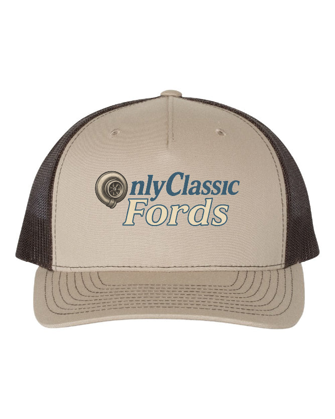 Only Classic Fords Richardson 5 panel Trucker Cap