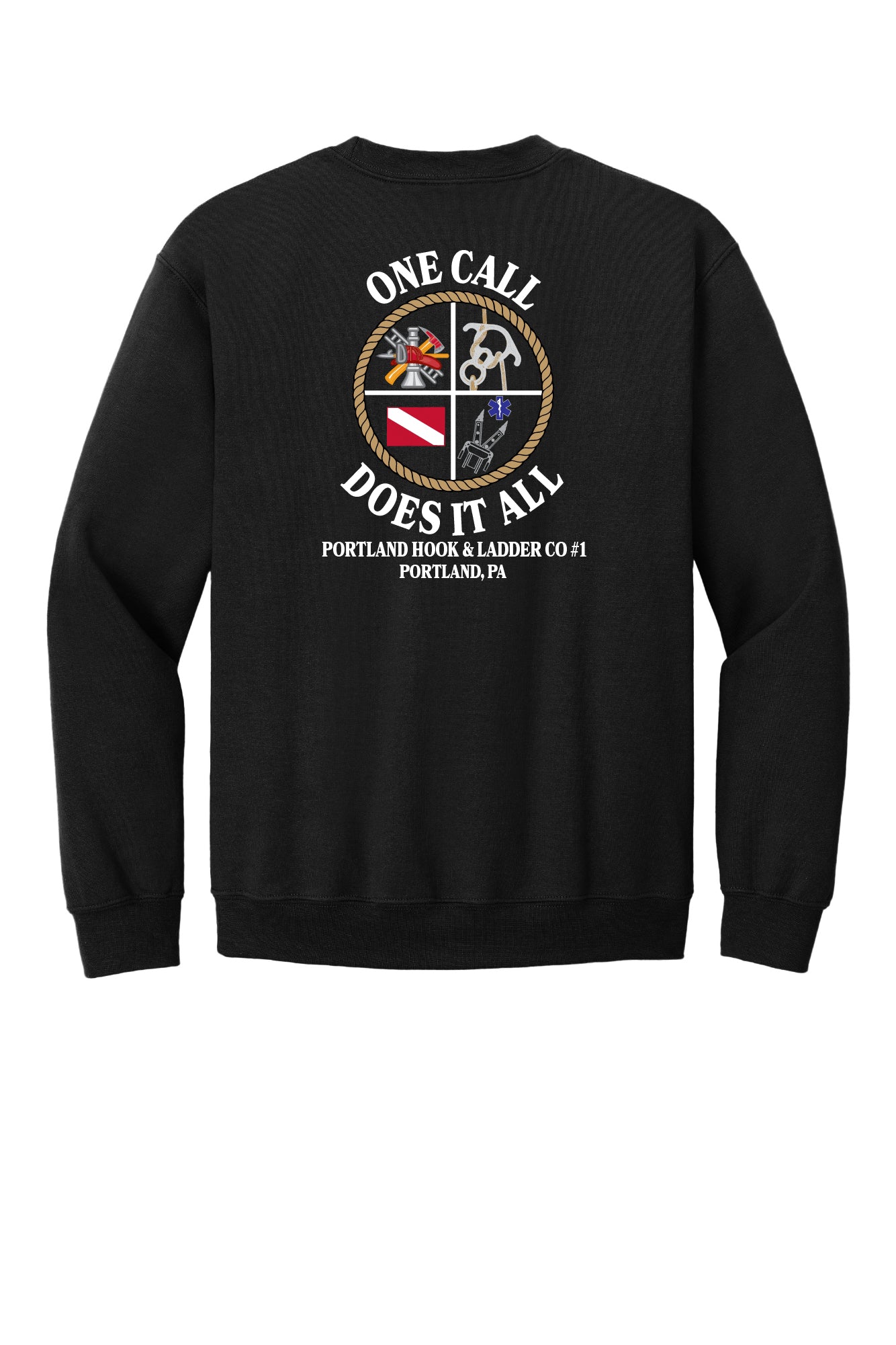 Portland One Call Does It All Crewneck Sweatshirt (Adult)