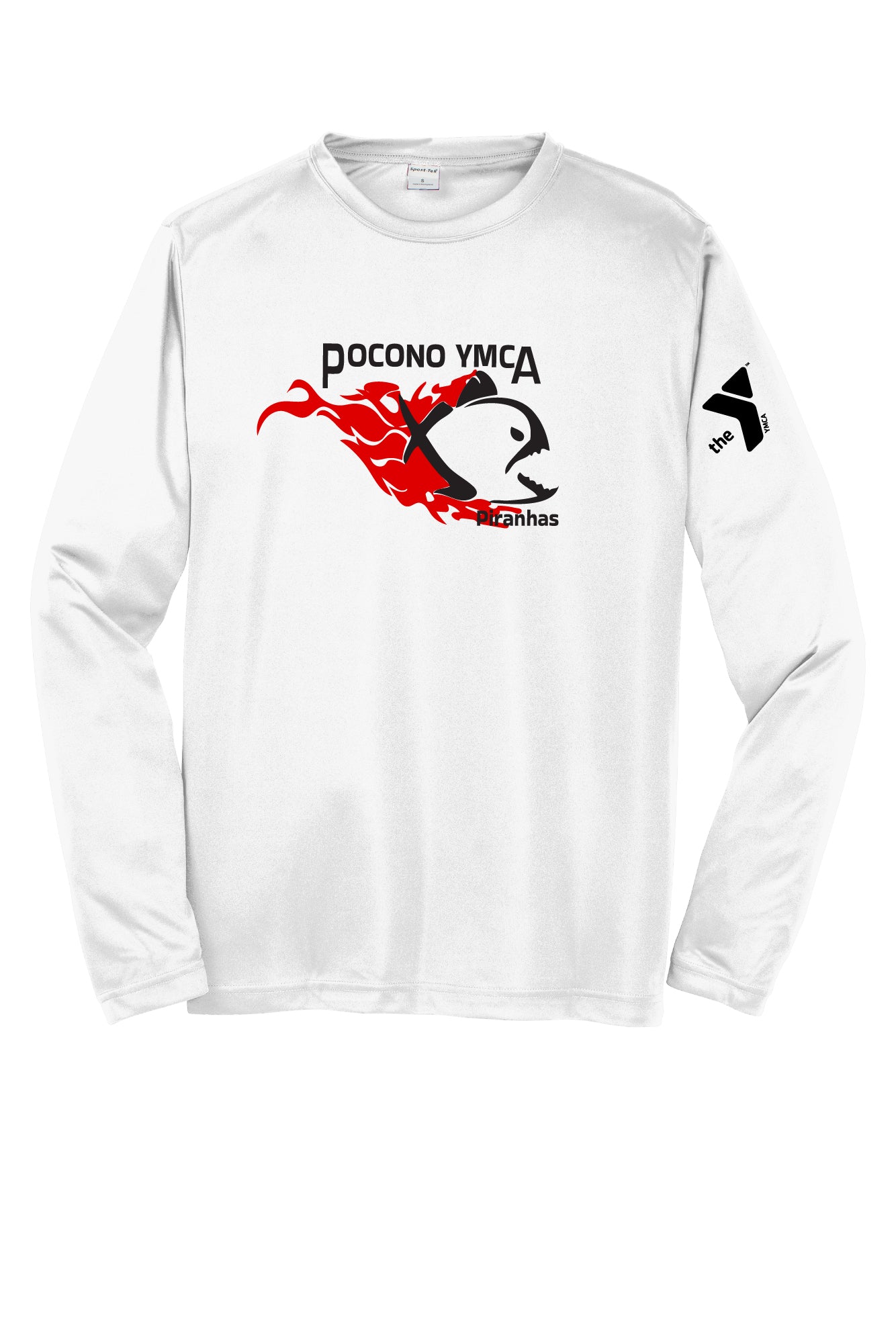 Pocono YMCA Piranhas Performance Long Sleeve T-shirt