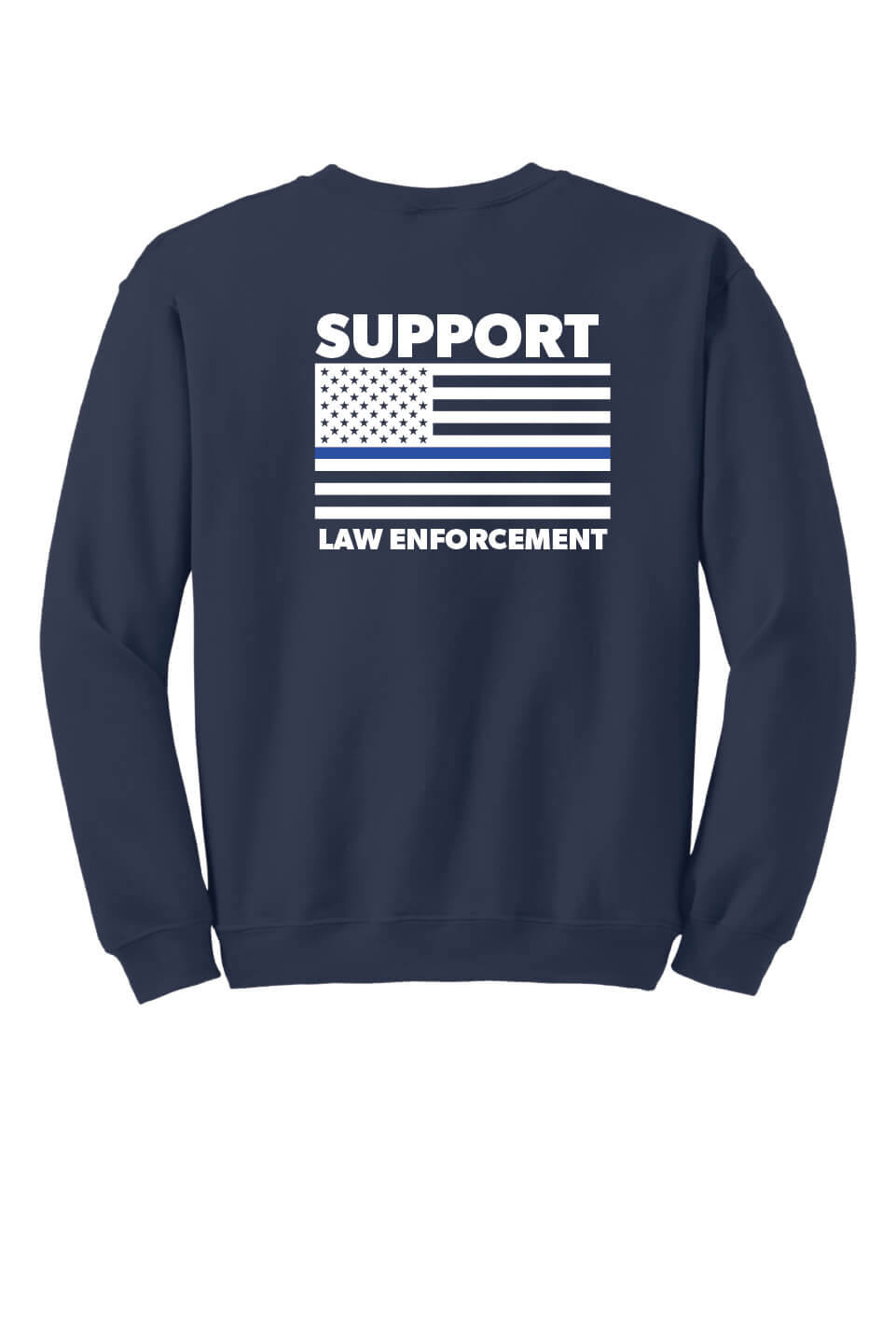 Crewneck Sweatshirt - Circle Logo navy back