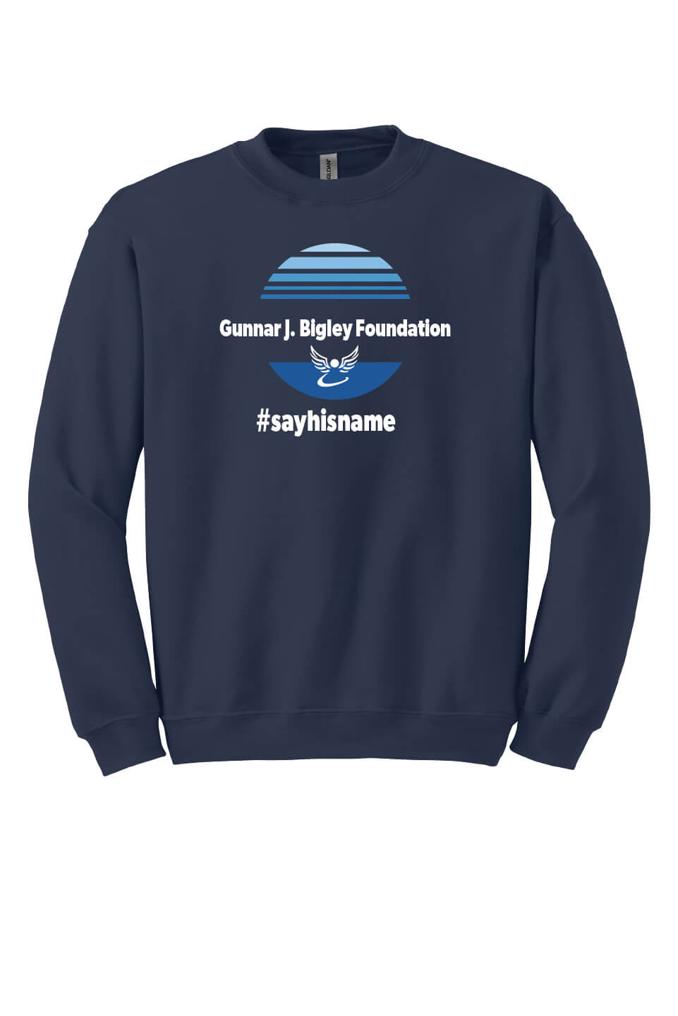 Crewneck Sweatshirt - Circle Logo navy front