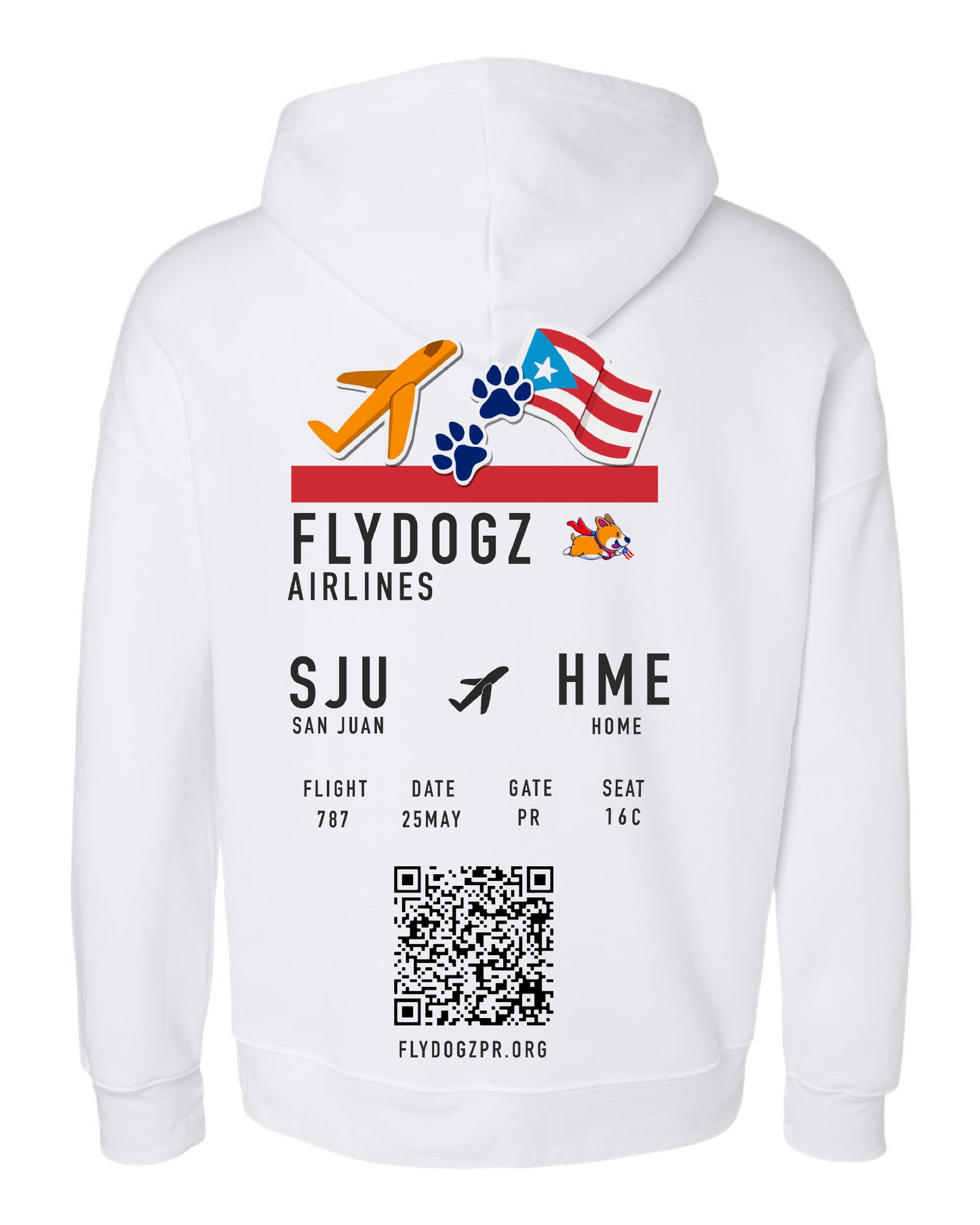 Fly Dog Bella Canvas Sponge Fleece Pullover Hoodie