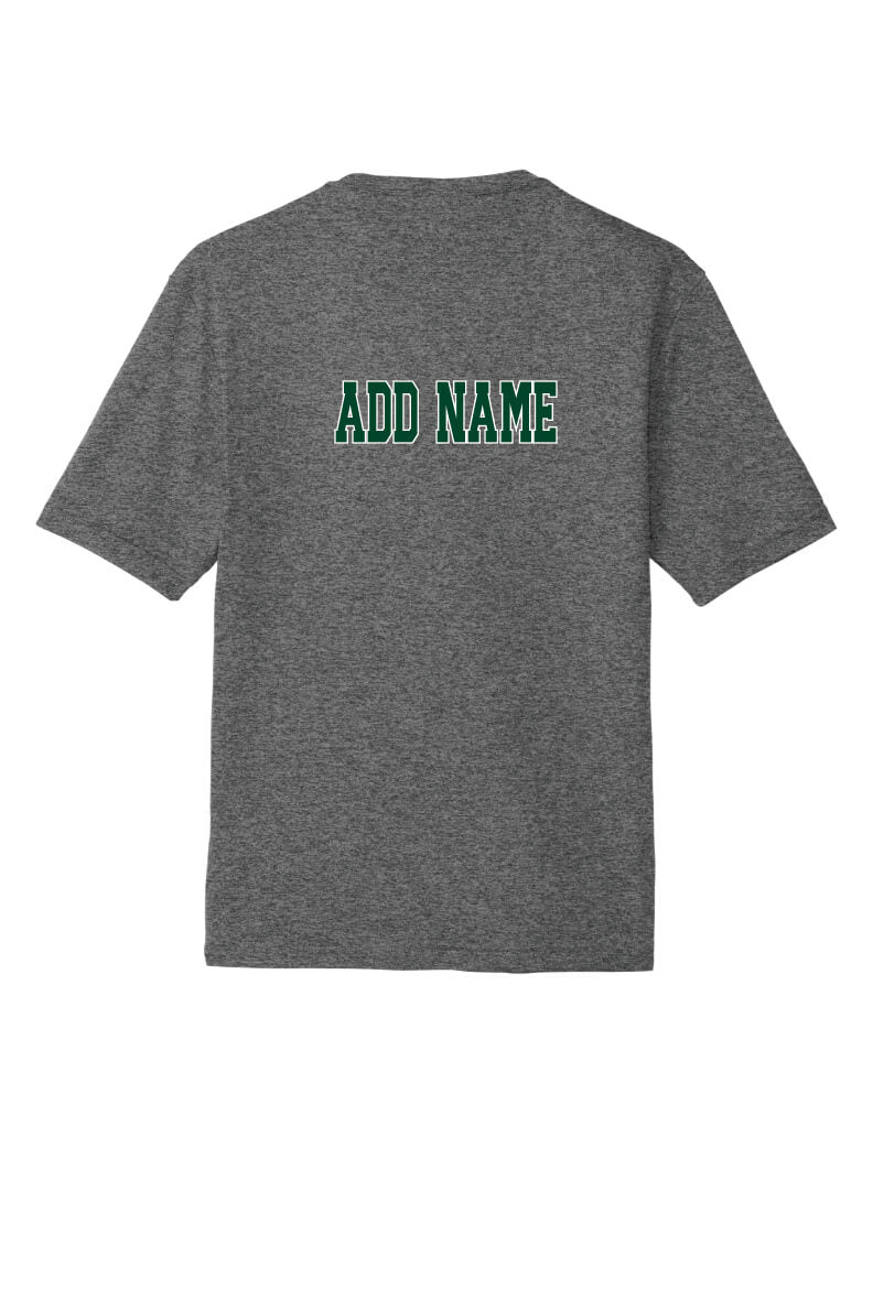 Spartans Sport Tek Competitor Short Sleeve Tee back-gray