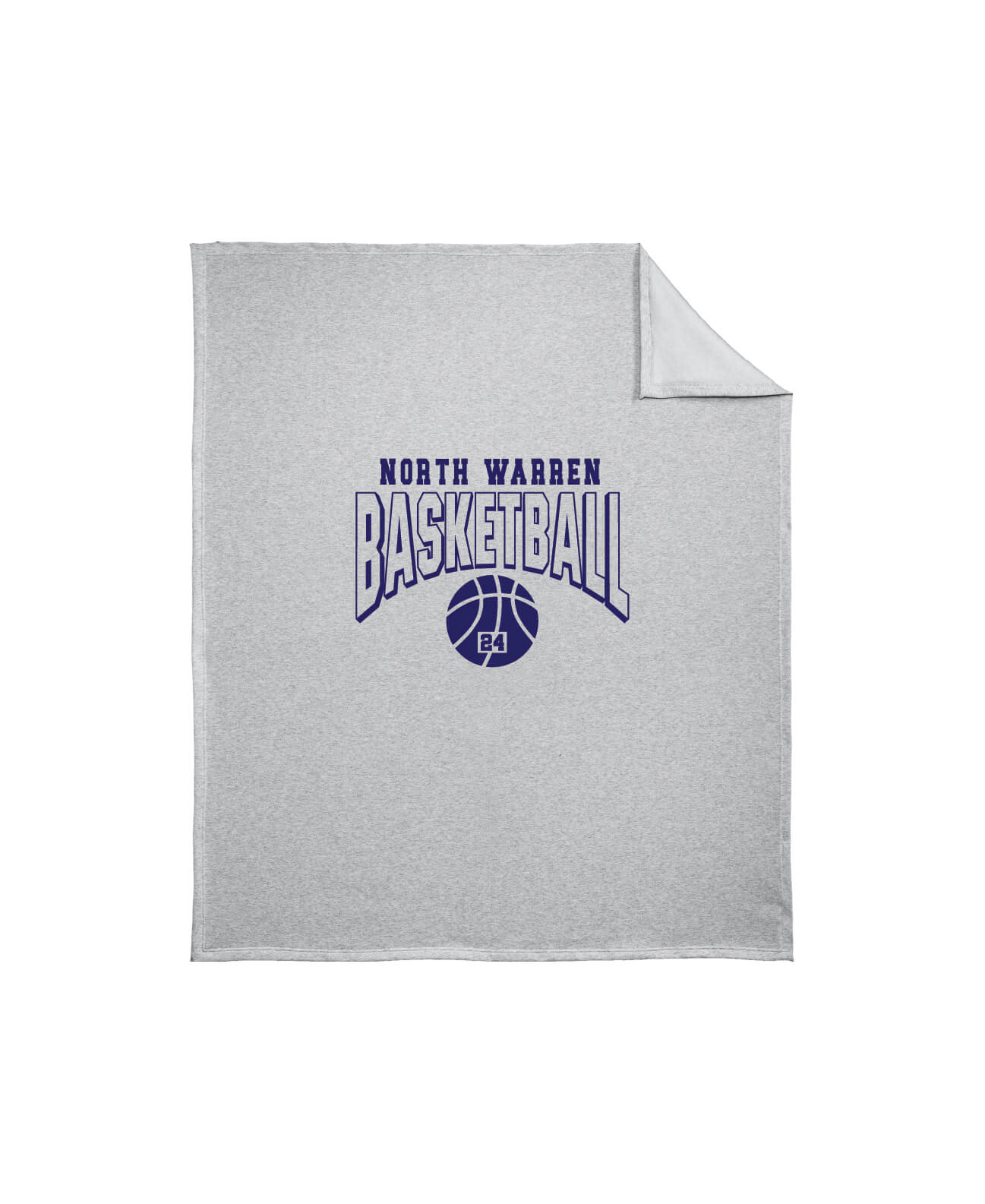 Sweatshirt Blanket Basketball gray