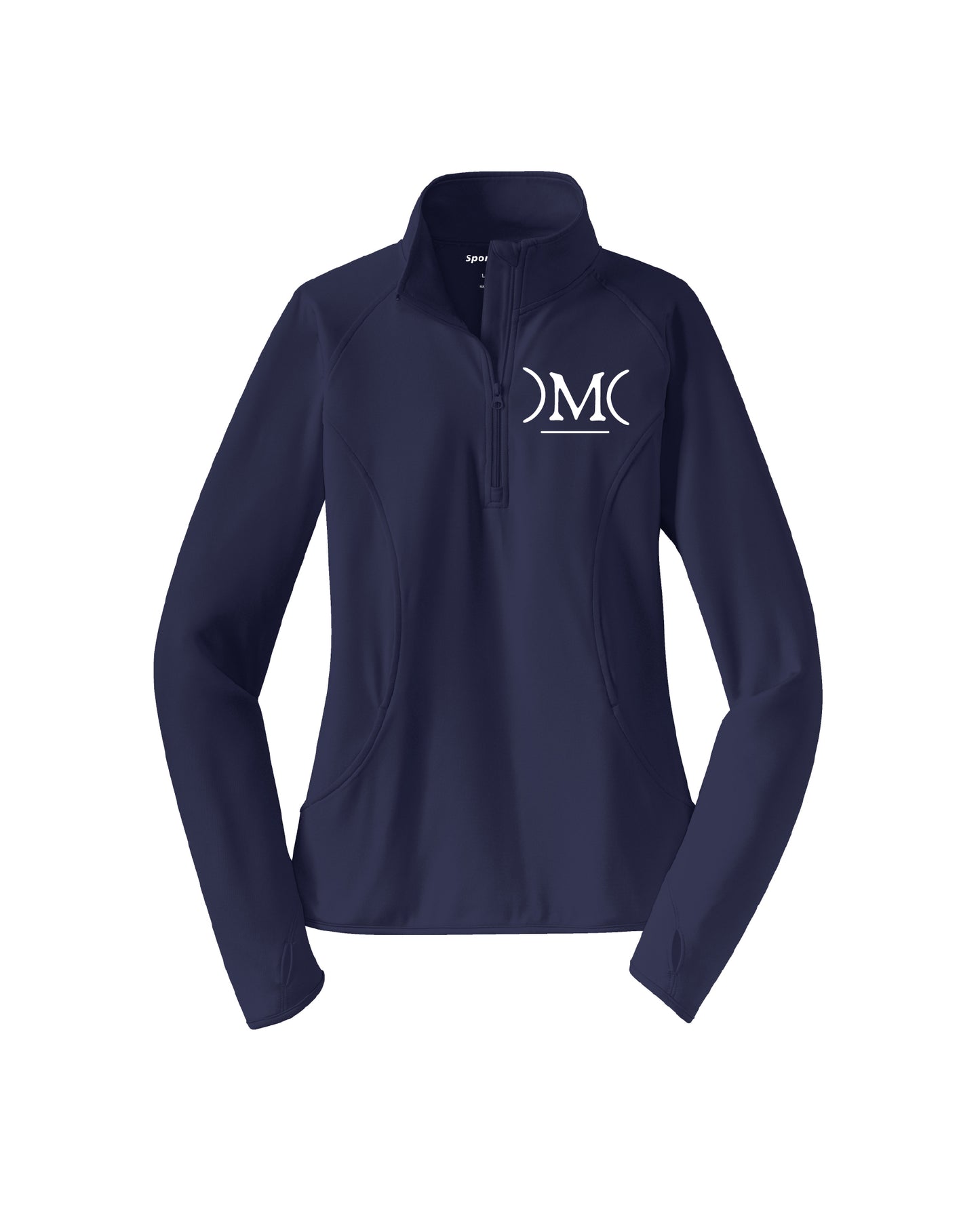 Ladies Bar M Sport Tek 1/4 Zip Pullover