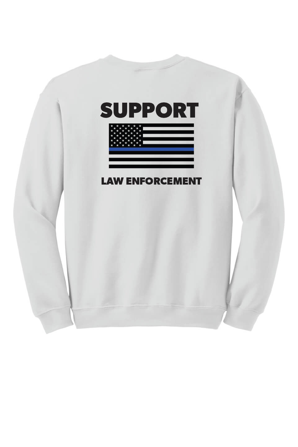 Crewneck Sweatshirt - Circle Logo white back