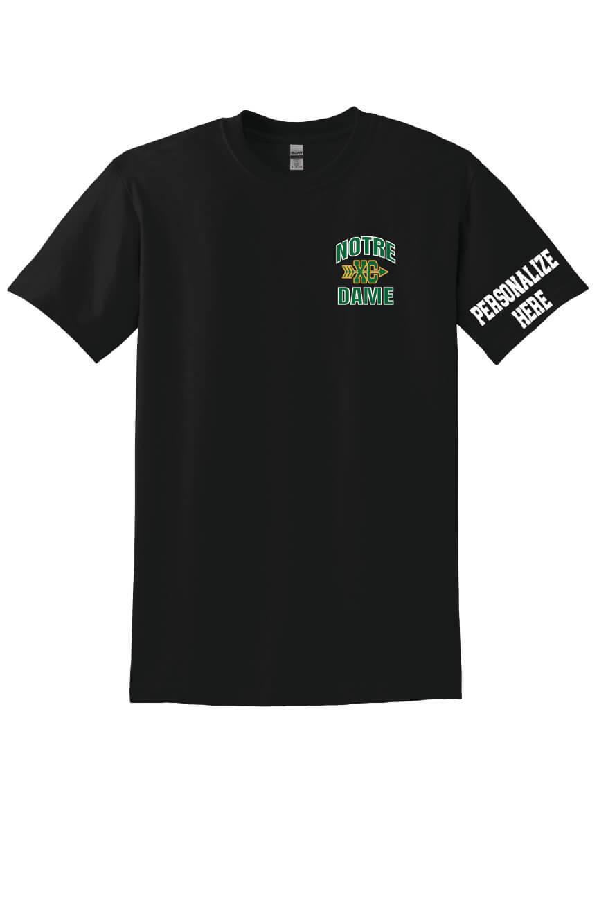 Notre Dame XC Short Sleeve T-Shirt black
