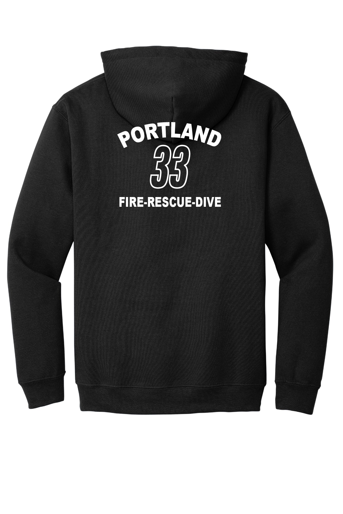 Portland 33 Fire-Rescue-Dive Hoodie (Adult)