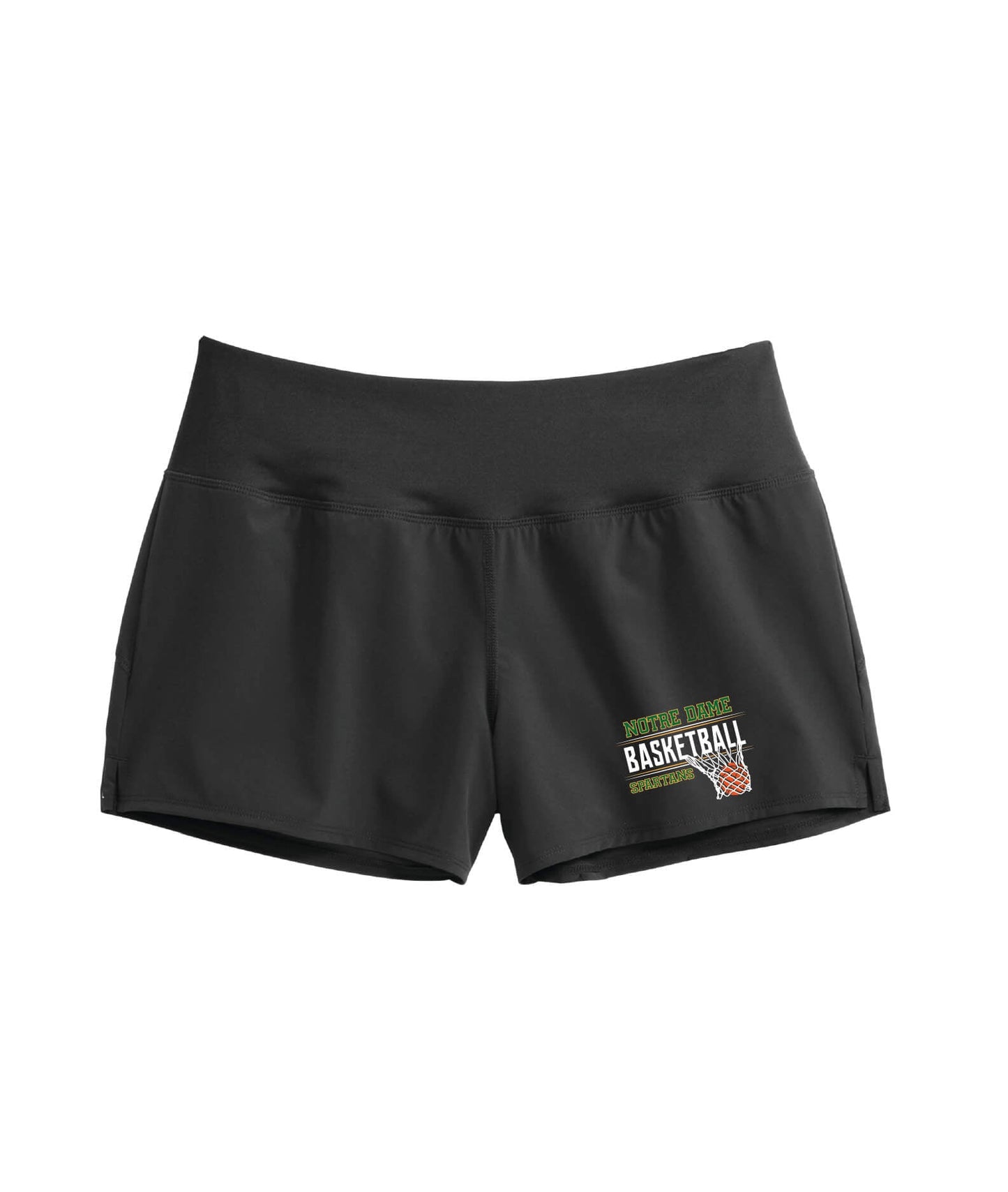 Sport-Tek® Ladies Repeat Short Notre Dame black