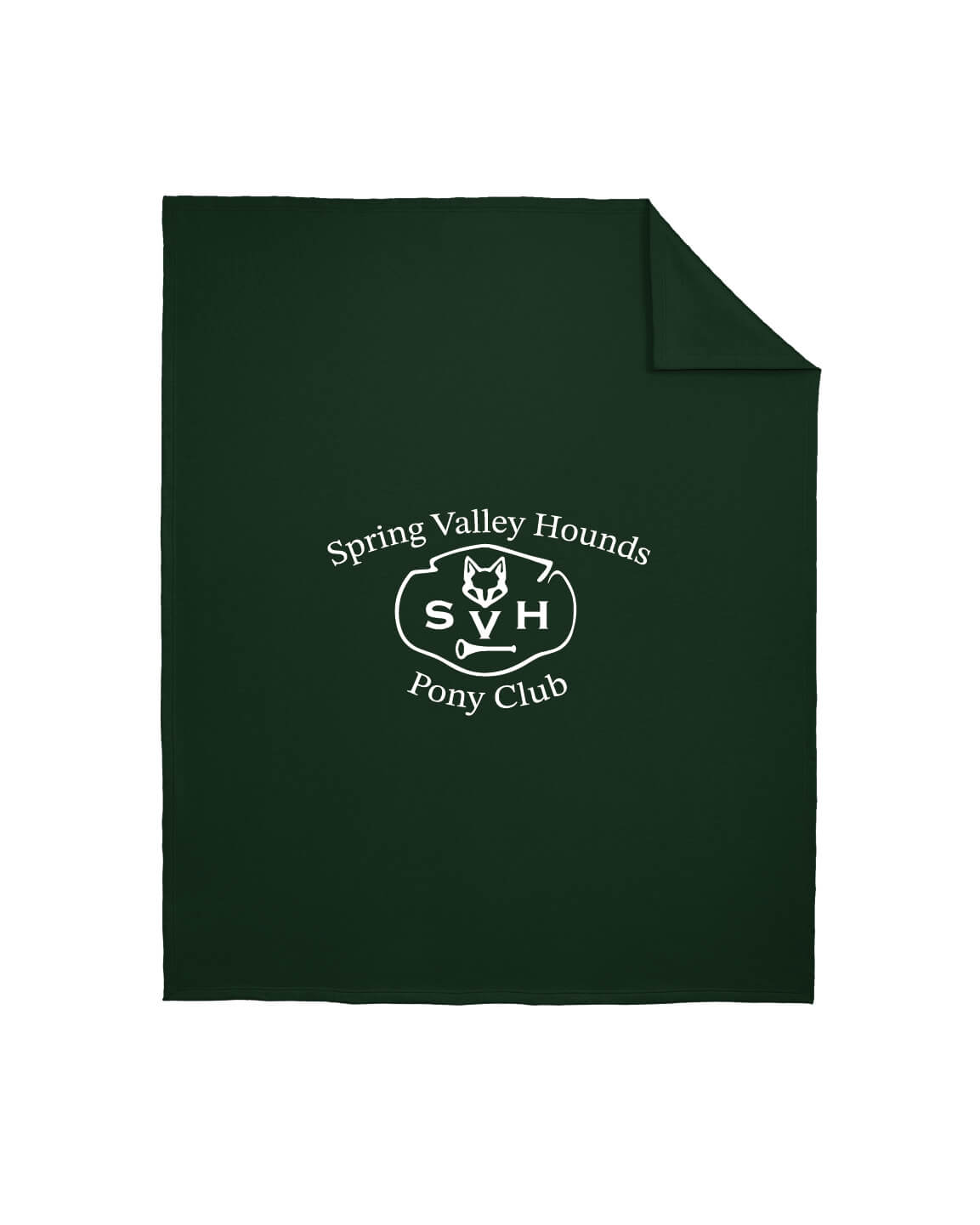 Sweatshirt Blanket Pony Club green