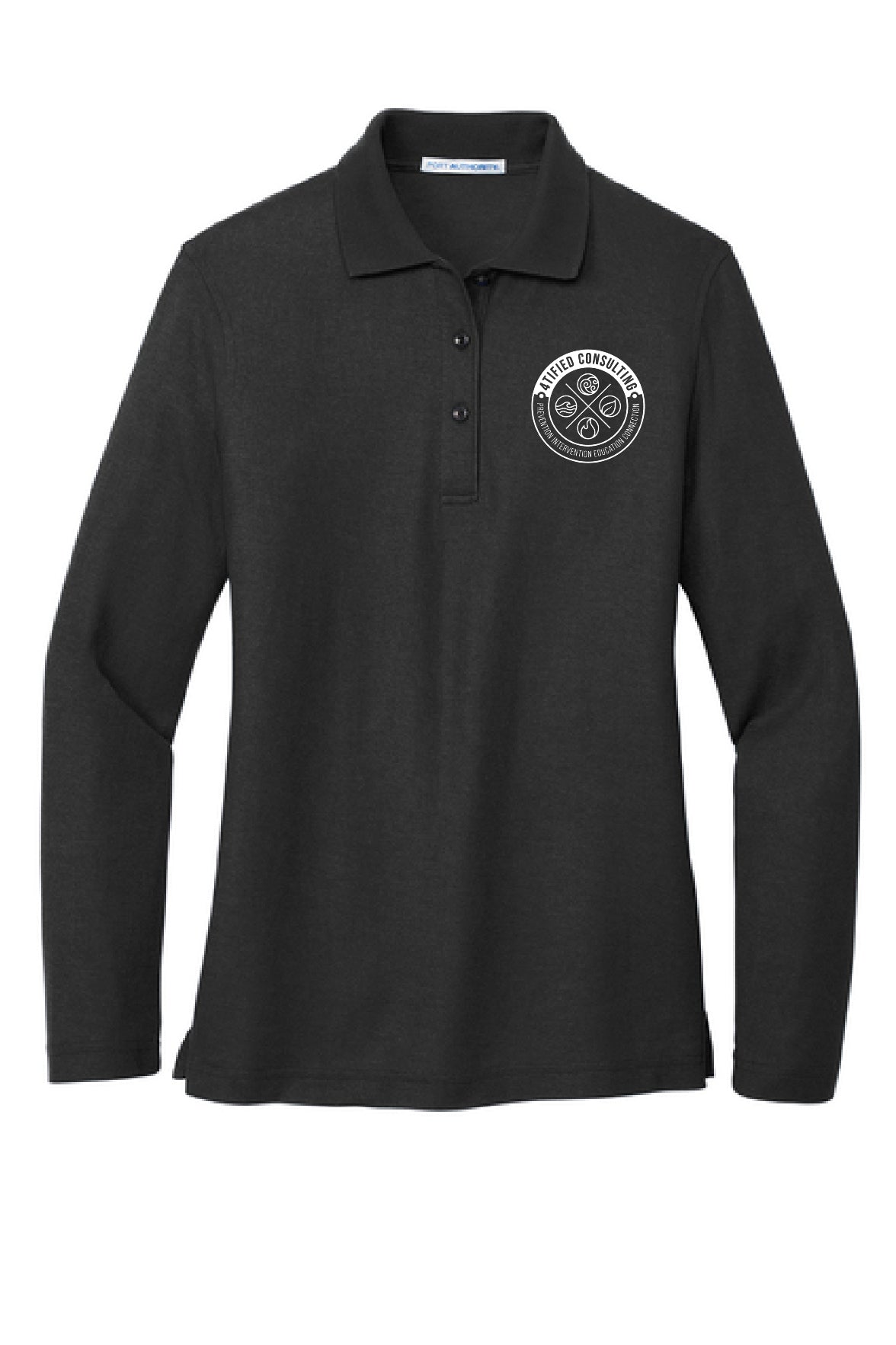 Port Authority® Women's Silk Touch™ Long Sleeve Polo