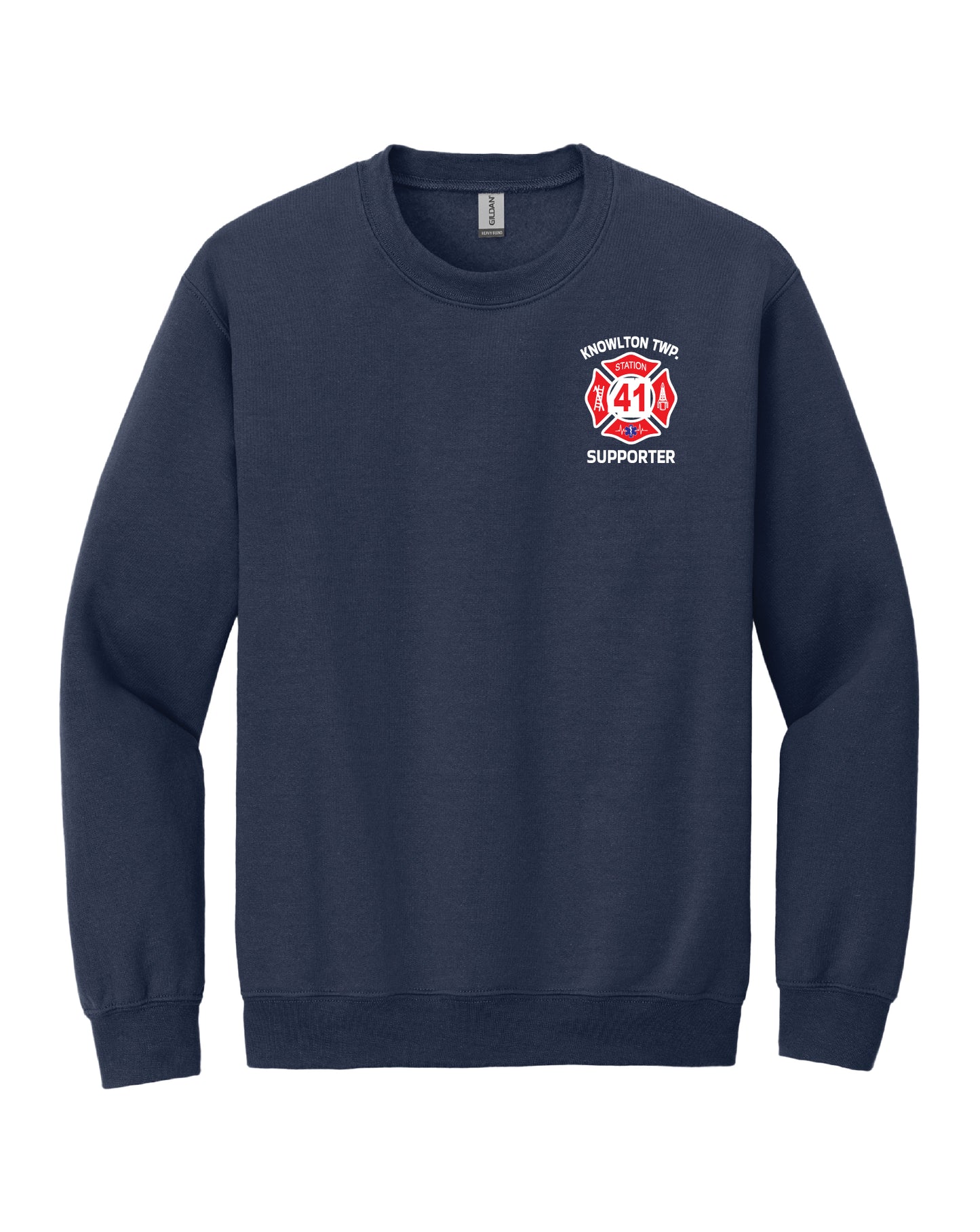 Adult KTFR~FLAG BACK~Crewneck Sweatshirt