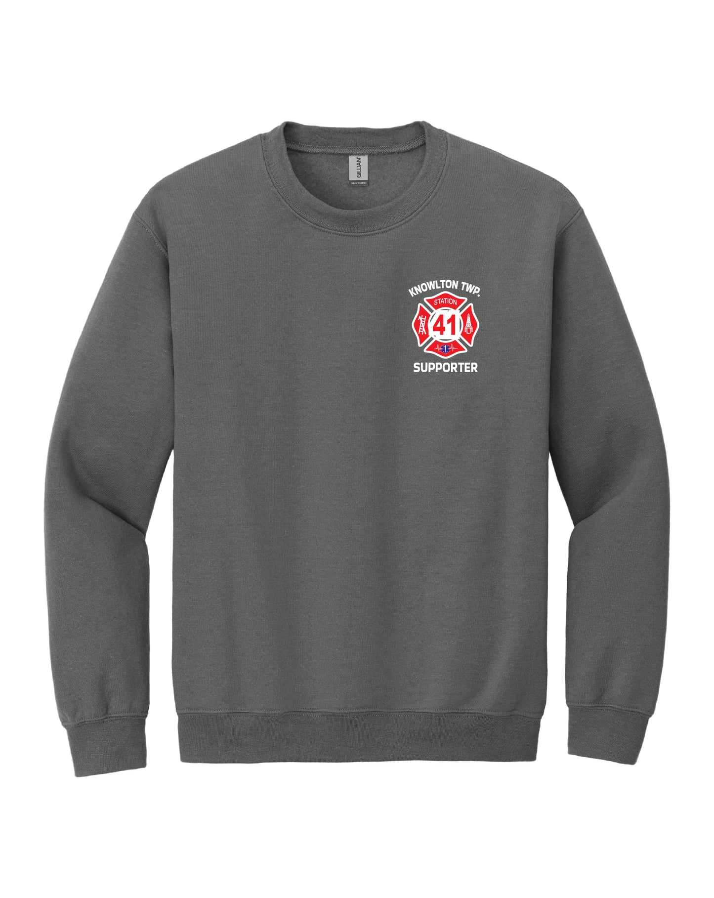 Adult KTFR~FLAG BACK~Crewneck Sweatshirt
