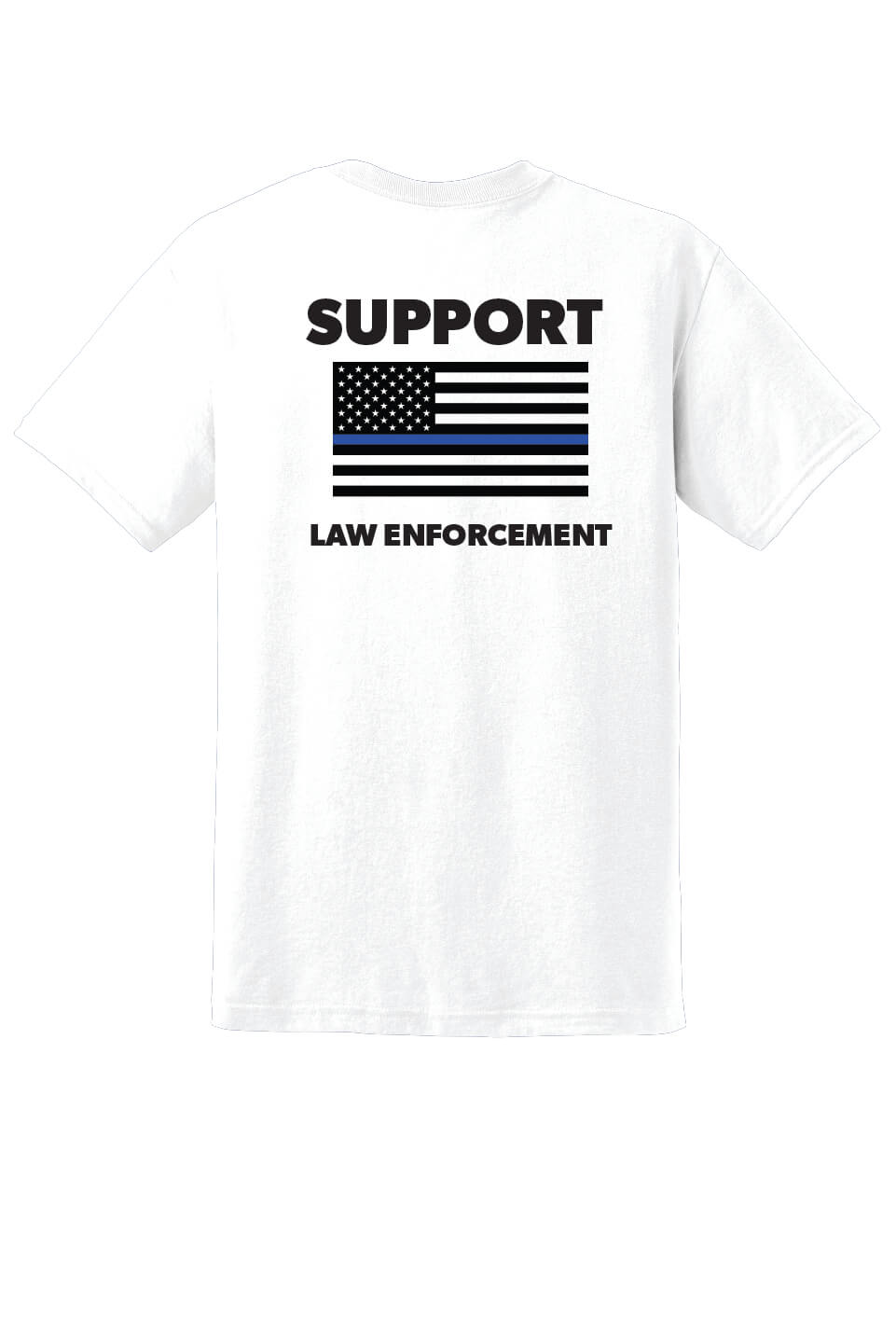 Short Sleeve T-Shirt - Word Art II white back