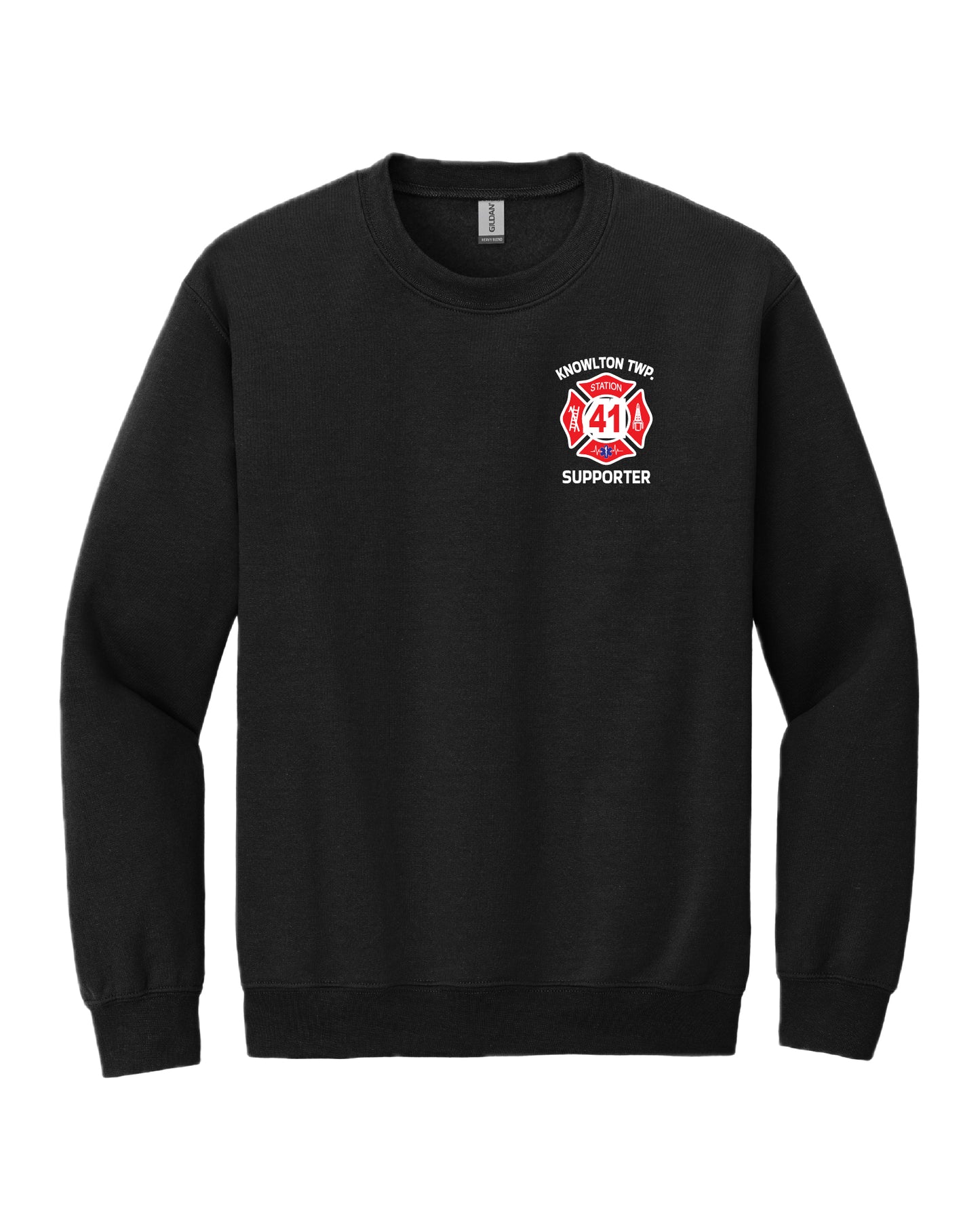 Adult KTFR~FLAG BACK~Crewneck Sweatshirt