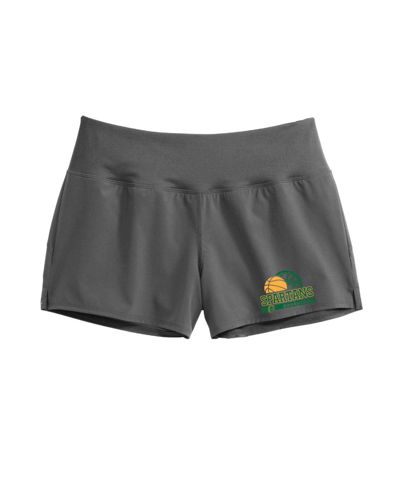 Sport-Tek® Ladies Repeat Short Spartans gray