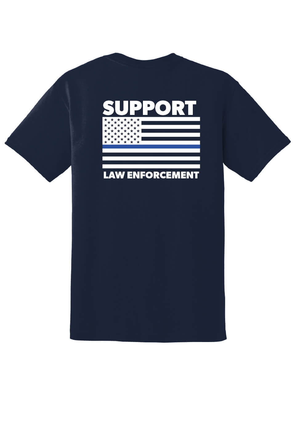 Short Sleeve T-Shirt (Youth) - Word Art I navy back