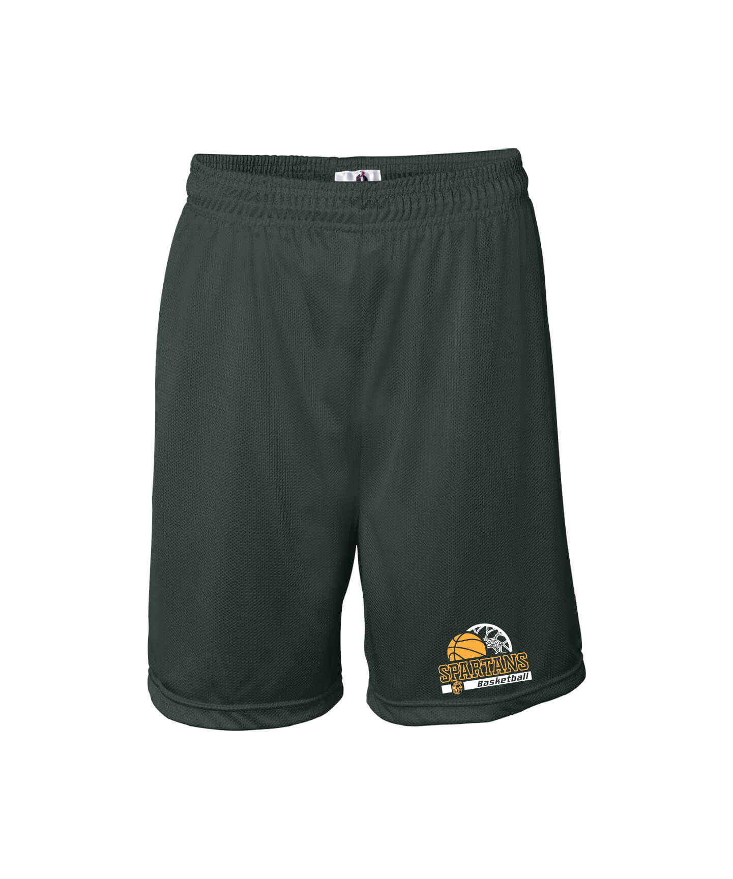 Badger Mini Mesh 7” Inseam Shorts Spartans green