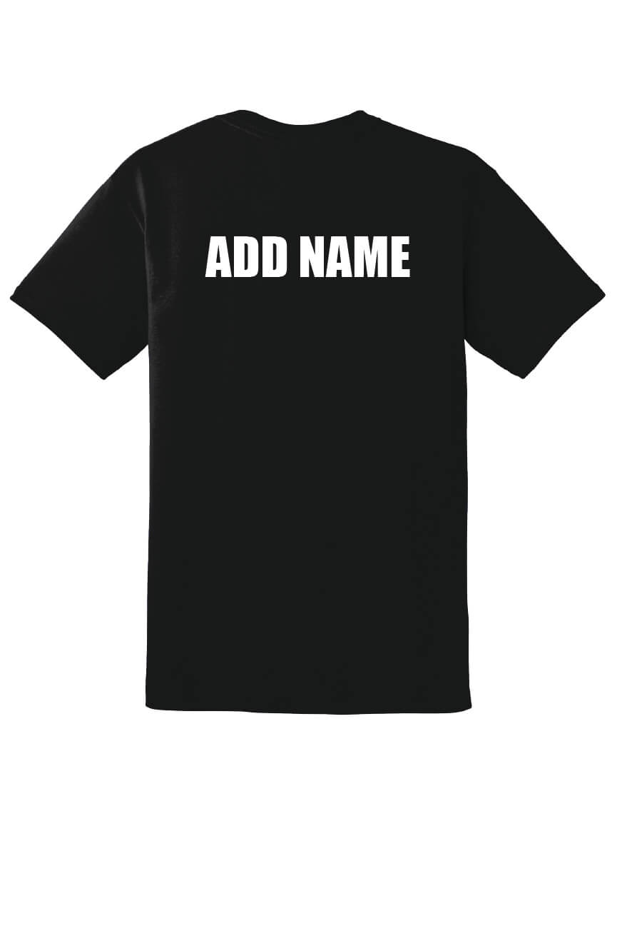 Notre Dame Softball Short Sleeve T-Shirt black, back