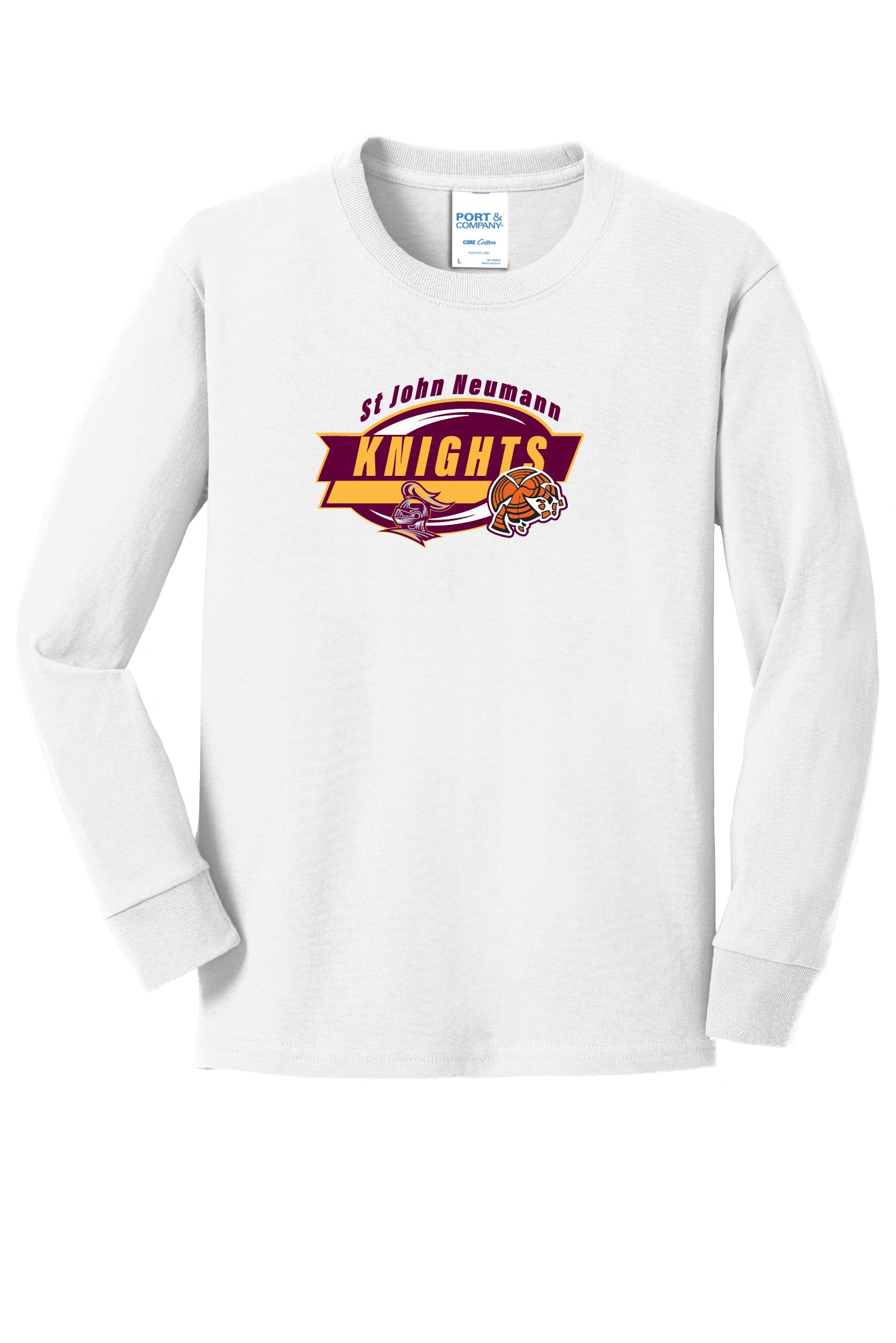 SJN Knights Clay Target Long Sleeve T-Shirt (Youth)