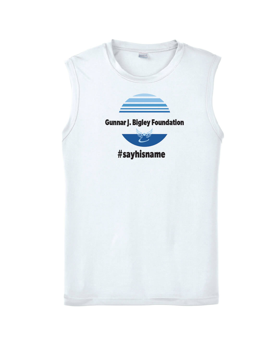 Sleeveless Tank - Circle Logo white front