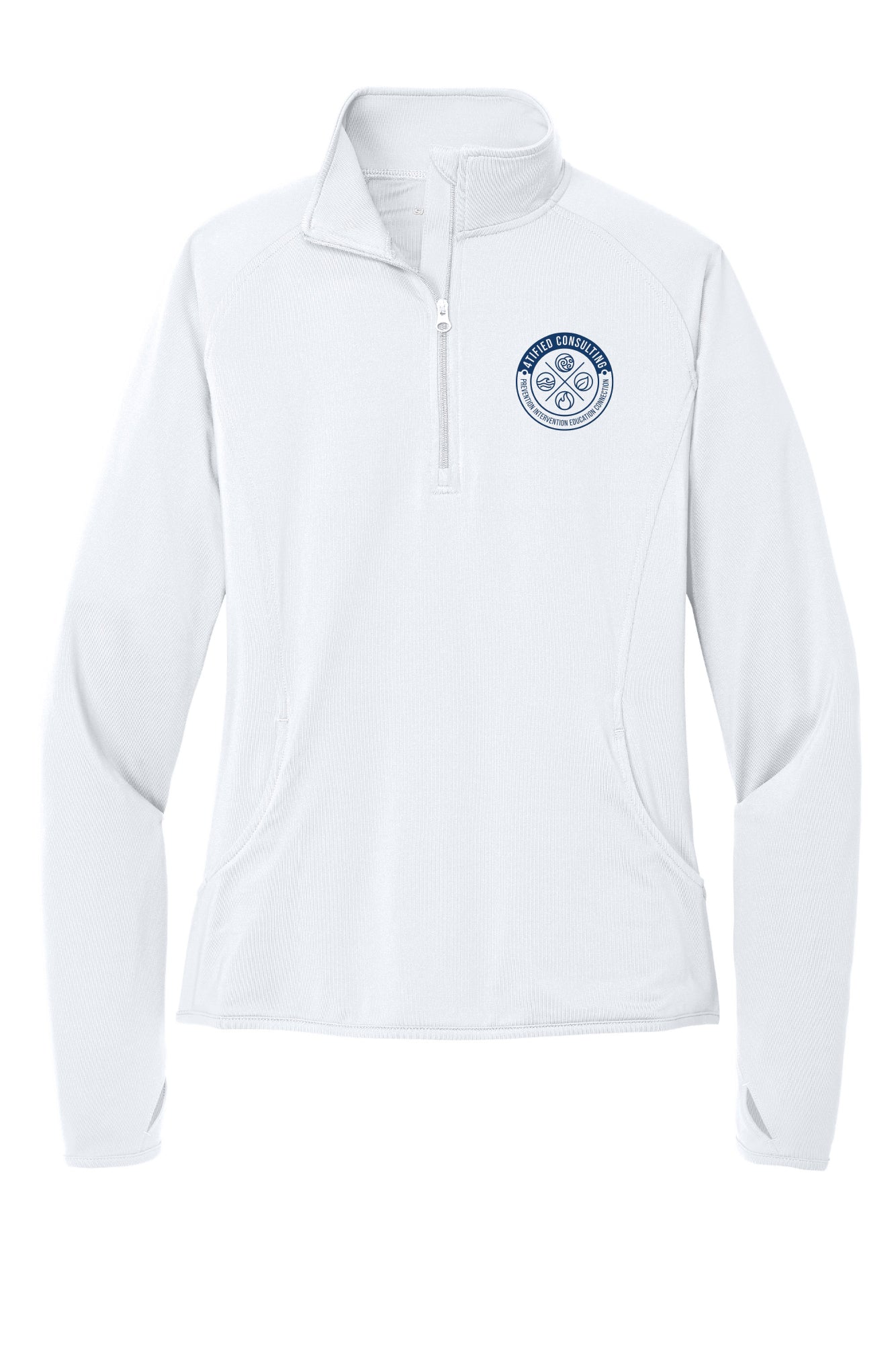 Sport Tek 1/4 Zip Ladies Pullover