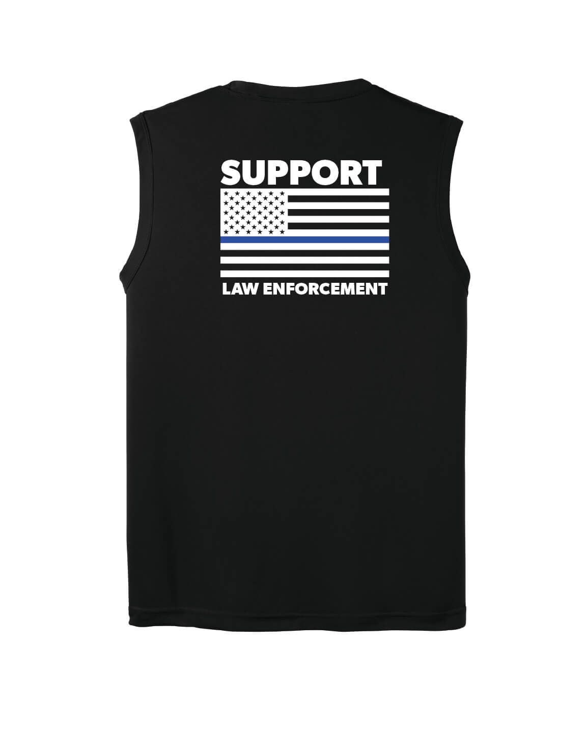 Sleeveless Tank - Circle Logo black back