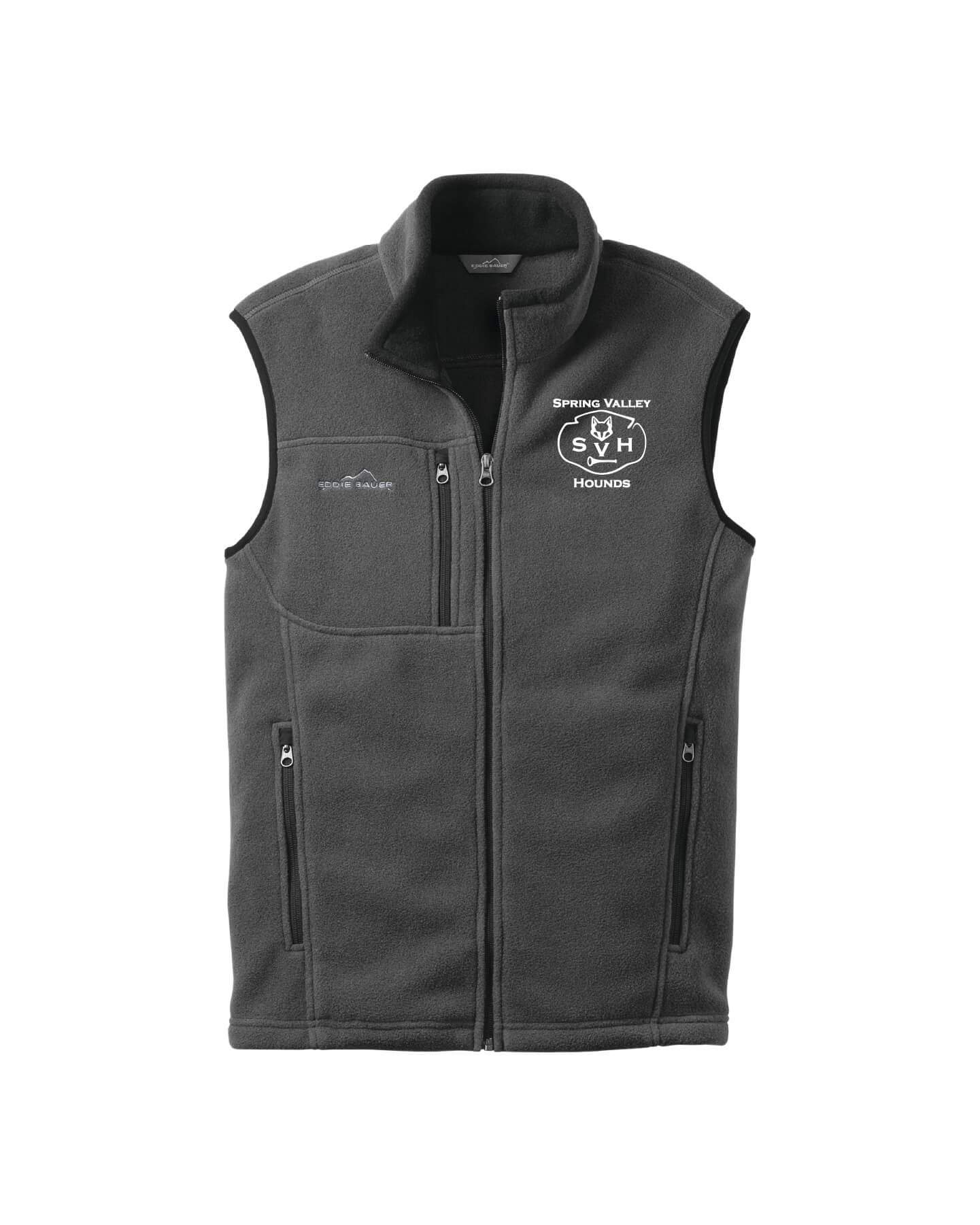 Fleece Vest (Unisex) Hounds gray