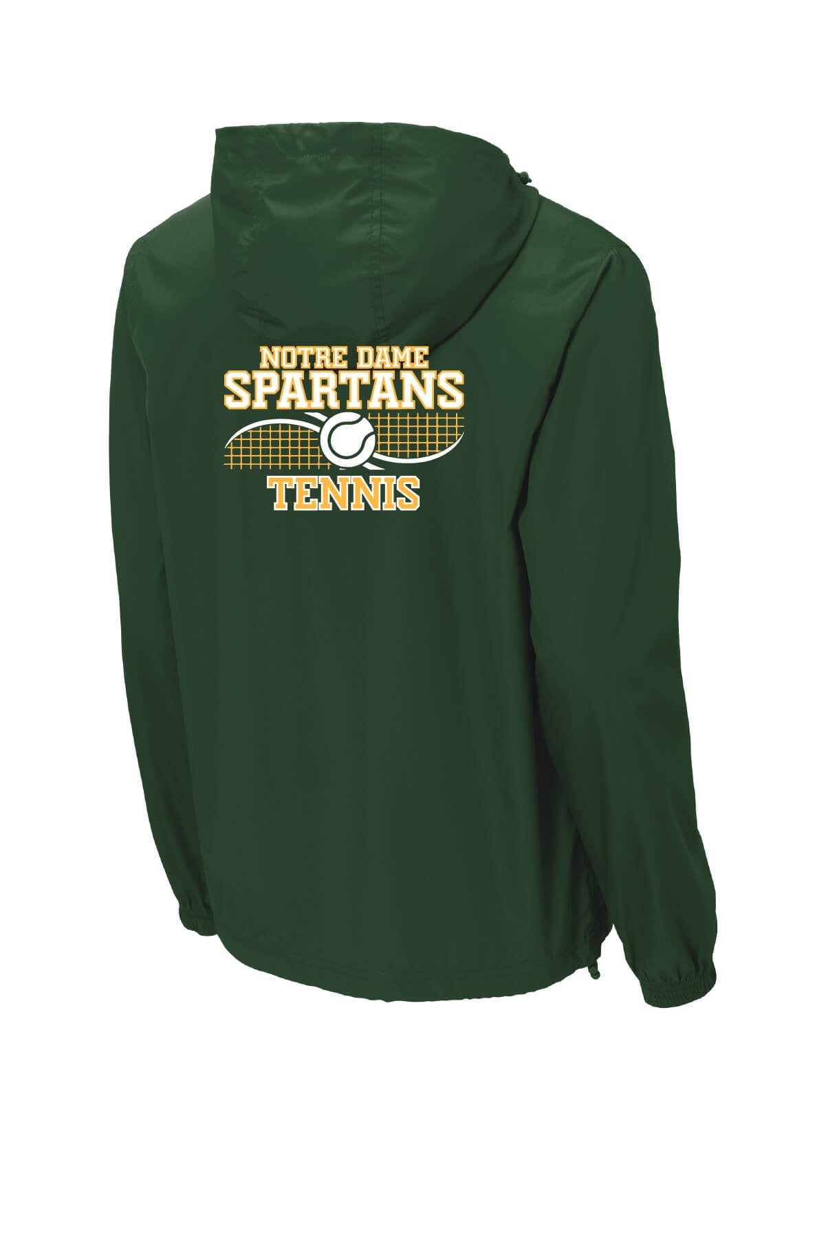 Notre Dame Tennis Sport Tek Packable Windbreaker